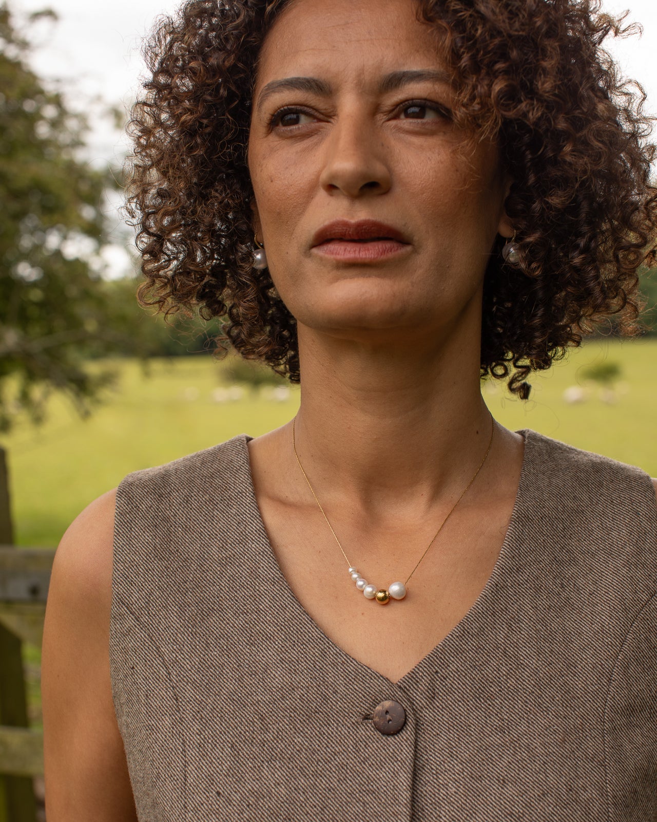 Ashford Gold Multi Ball Necklace