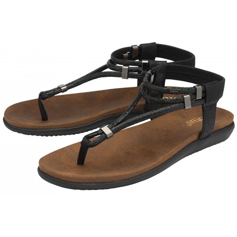 Black Chica Sandals - ULP310