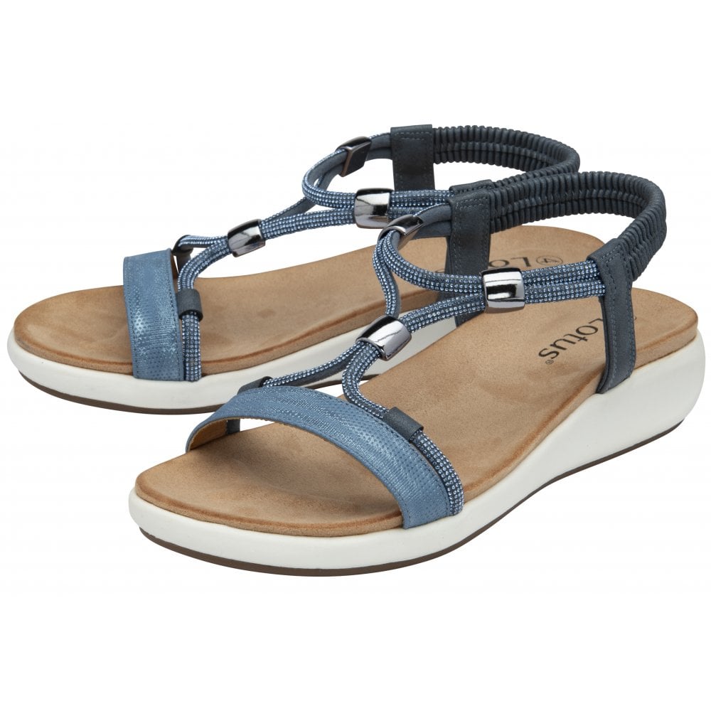 Blue Bruna Sandals - ULP319