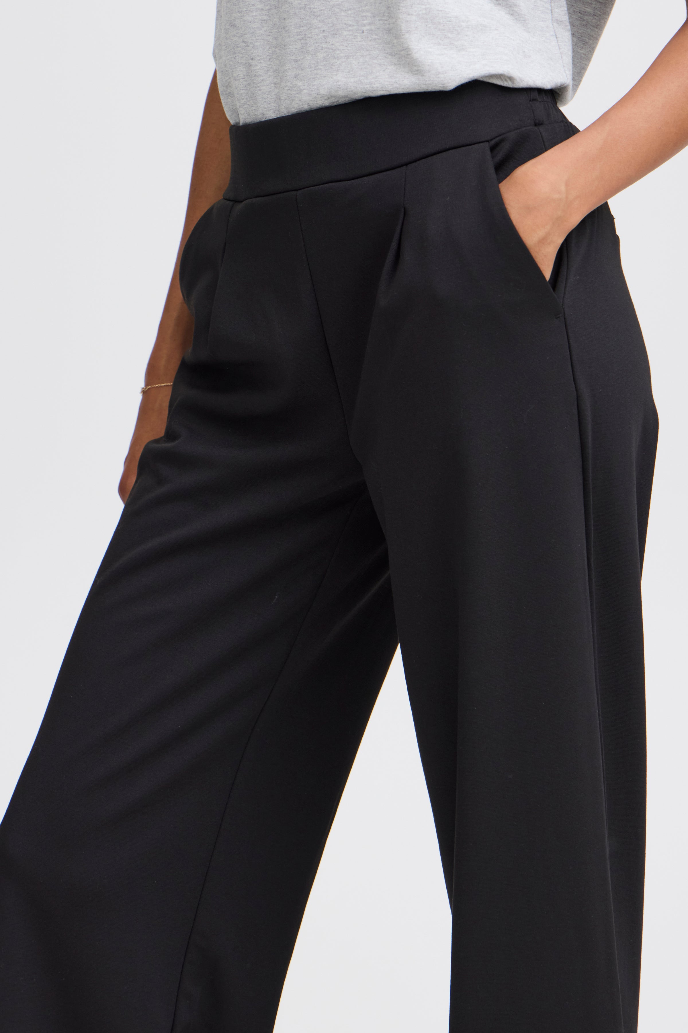 Rizetta Black Wide Pants - 20812847