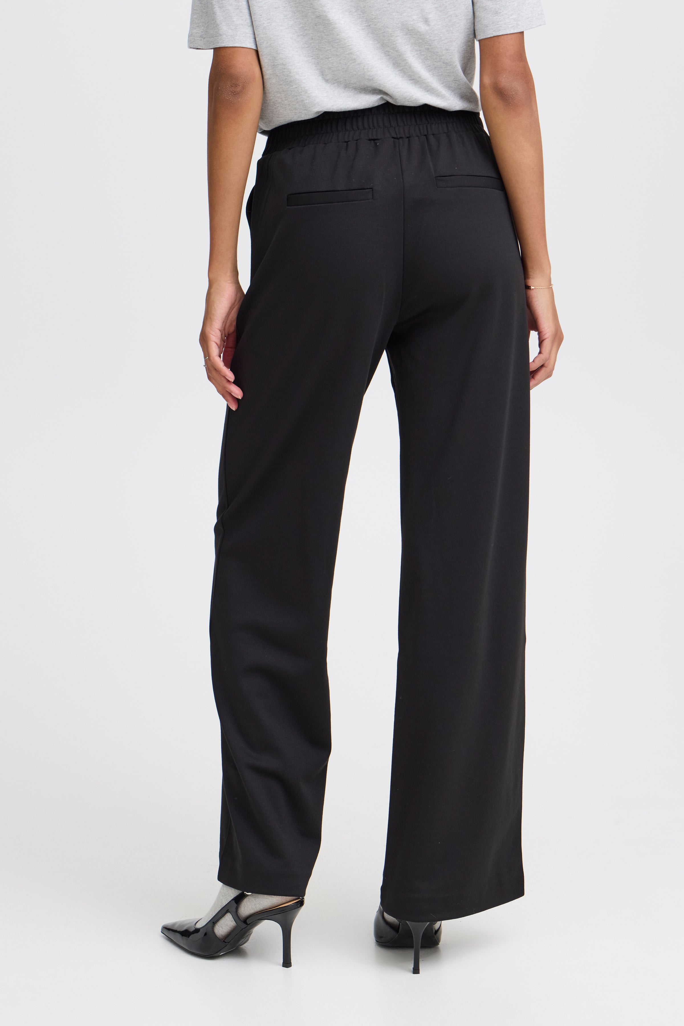 Rizetta Black Wide Pants - 20812847