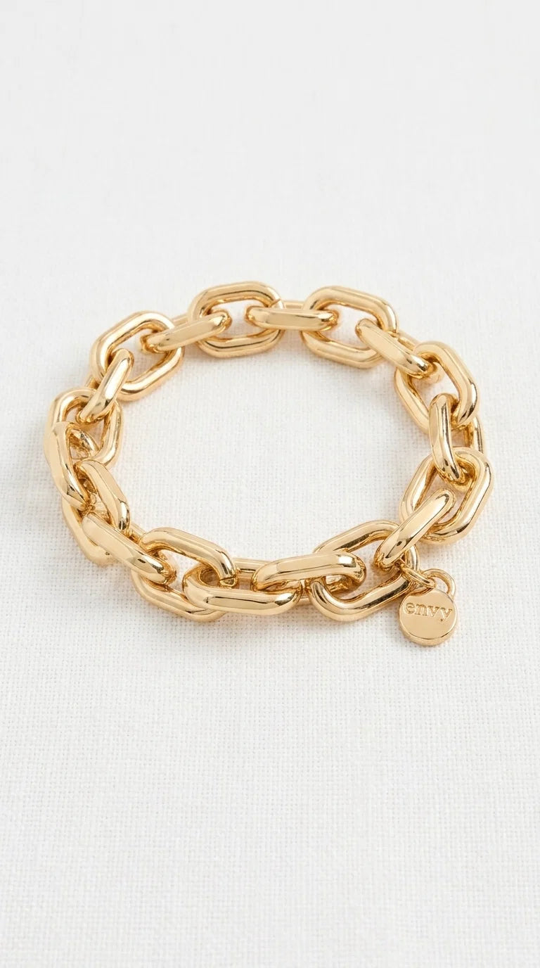 Gold Link Bracelet - 4779