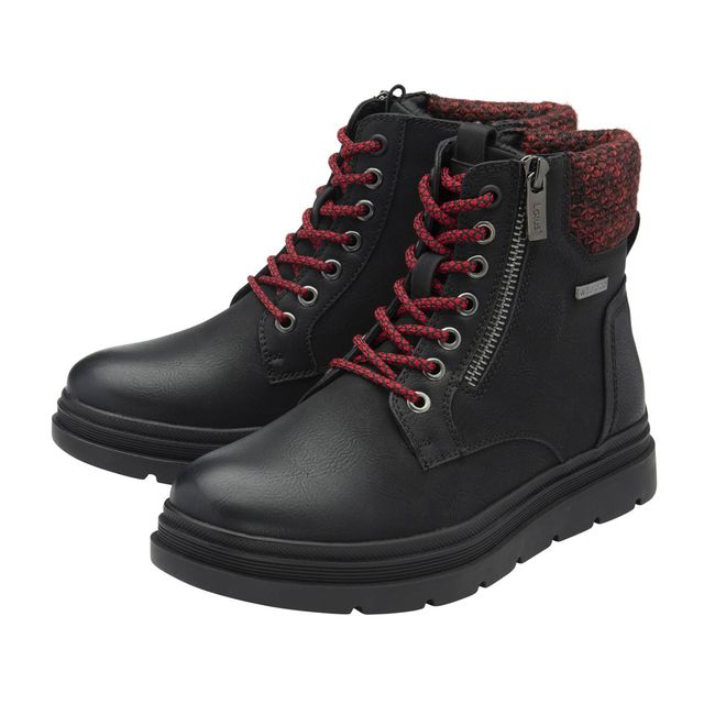 Saundra Black Boots - ULB387BB