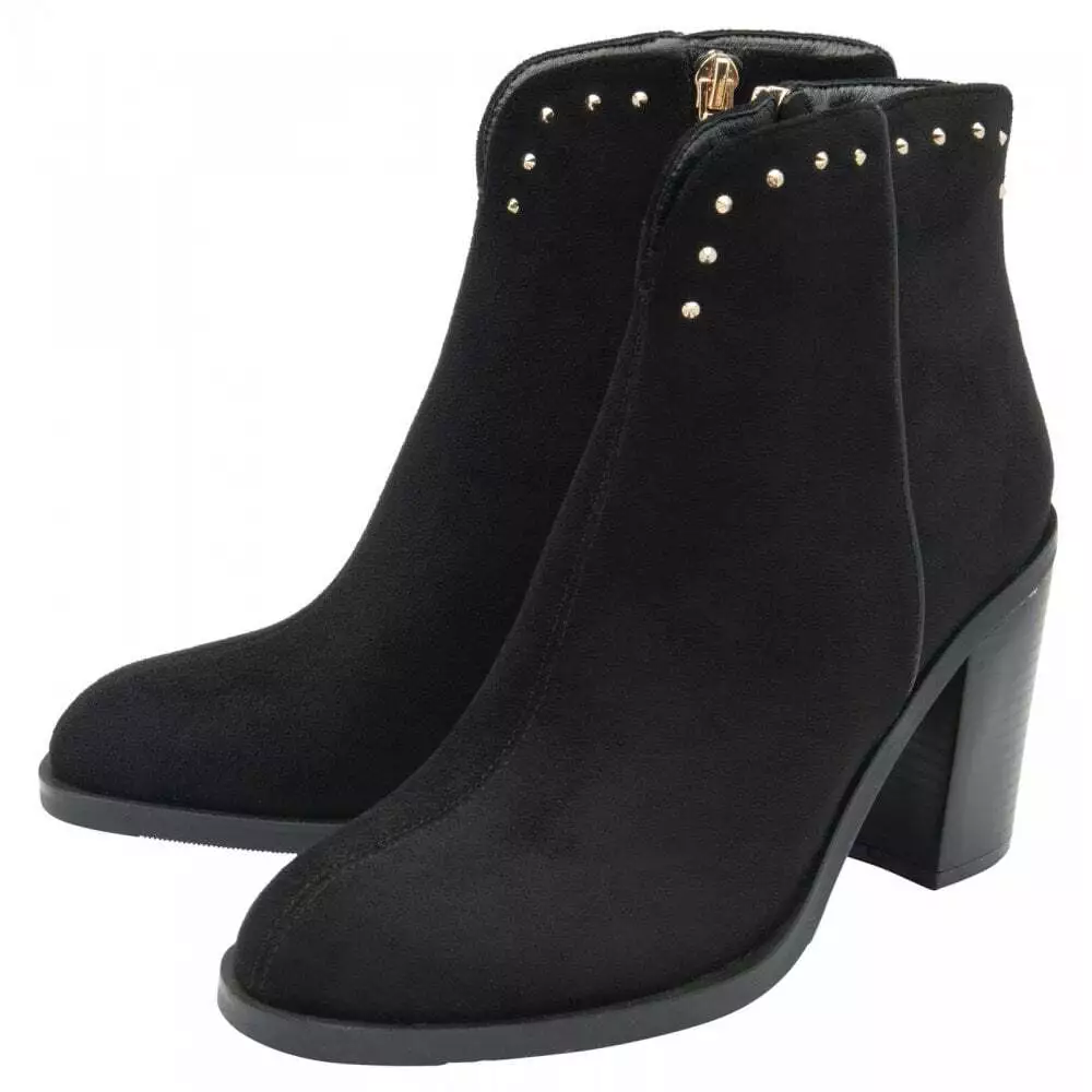 Lucy Black Boots - ULB393BB