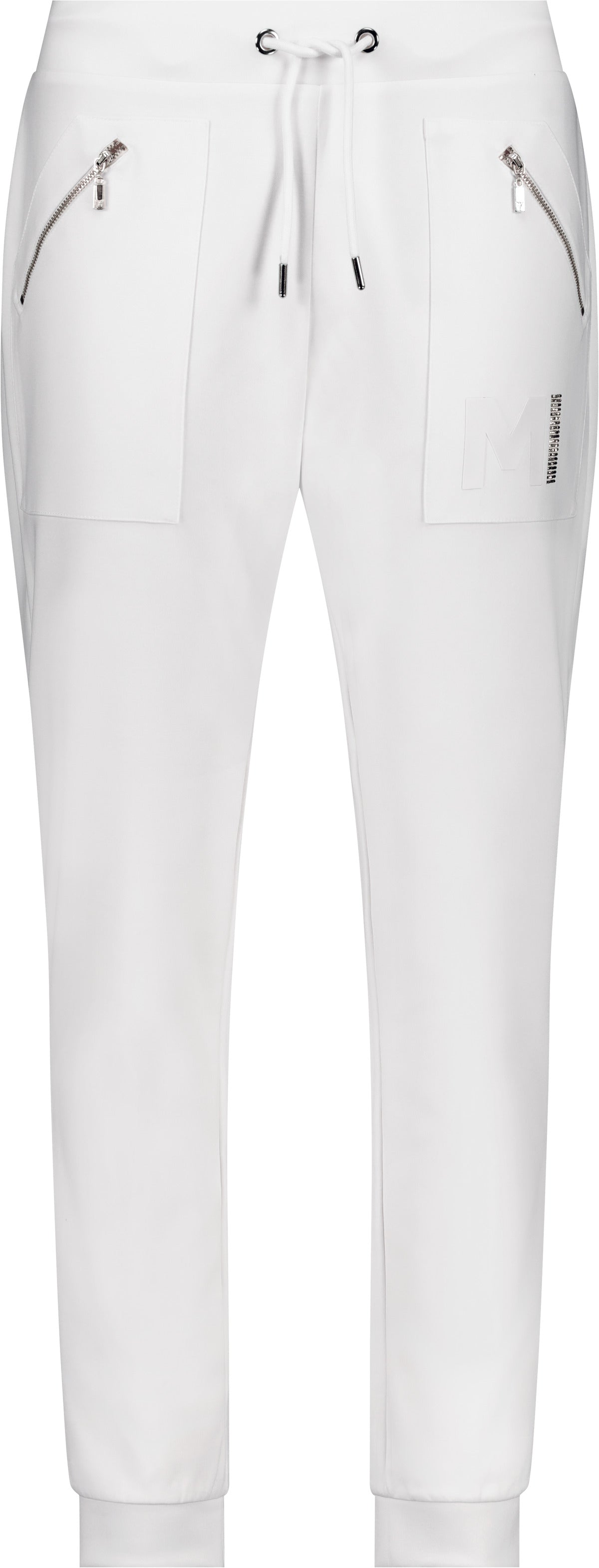 Off White Drawstring Pants - 409210