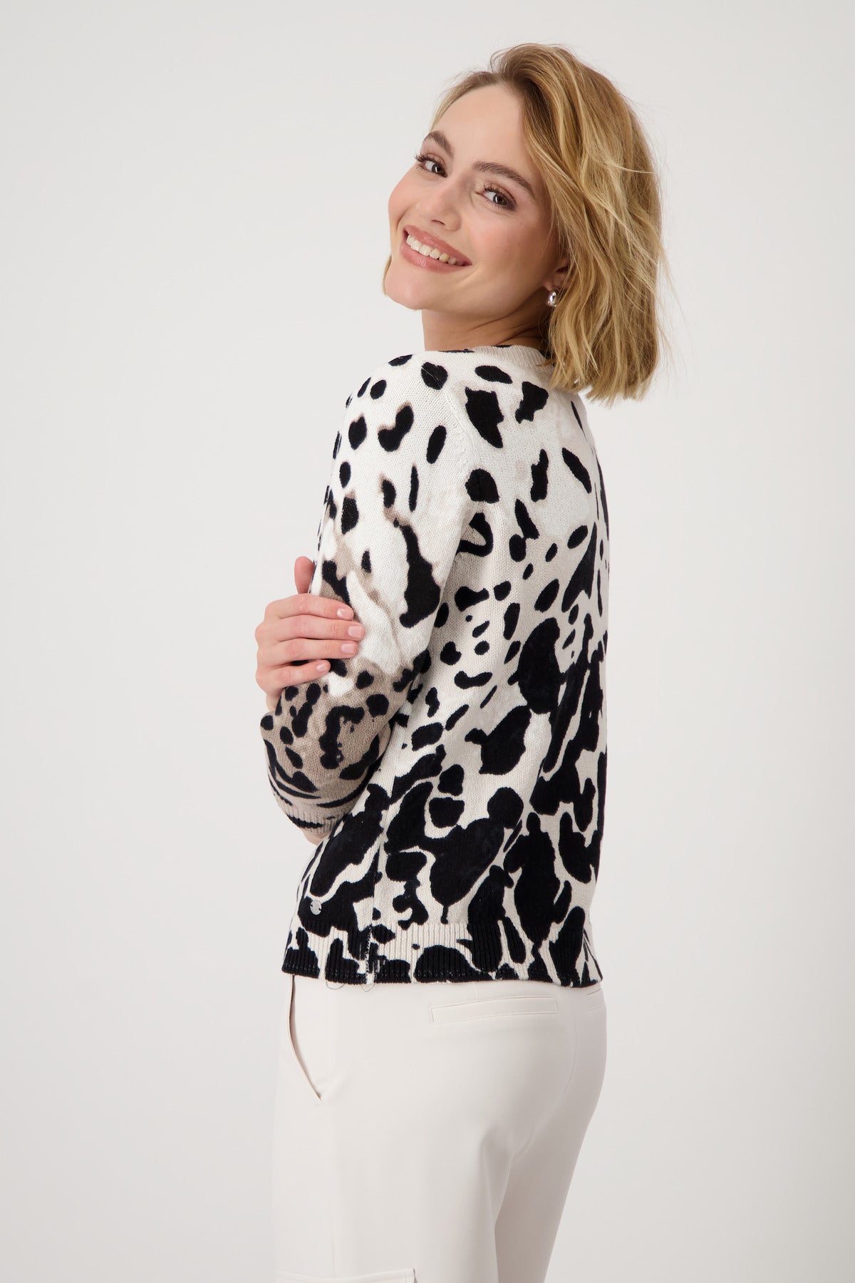 Leopard Print Sweater - 409256