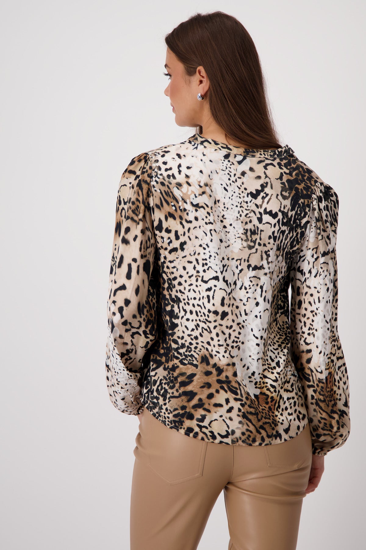 Animal Print Blouse - 409419