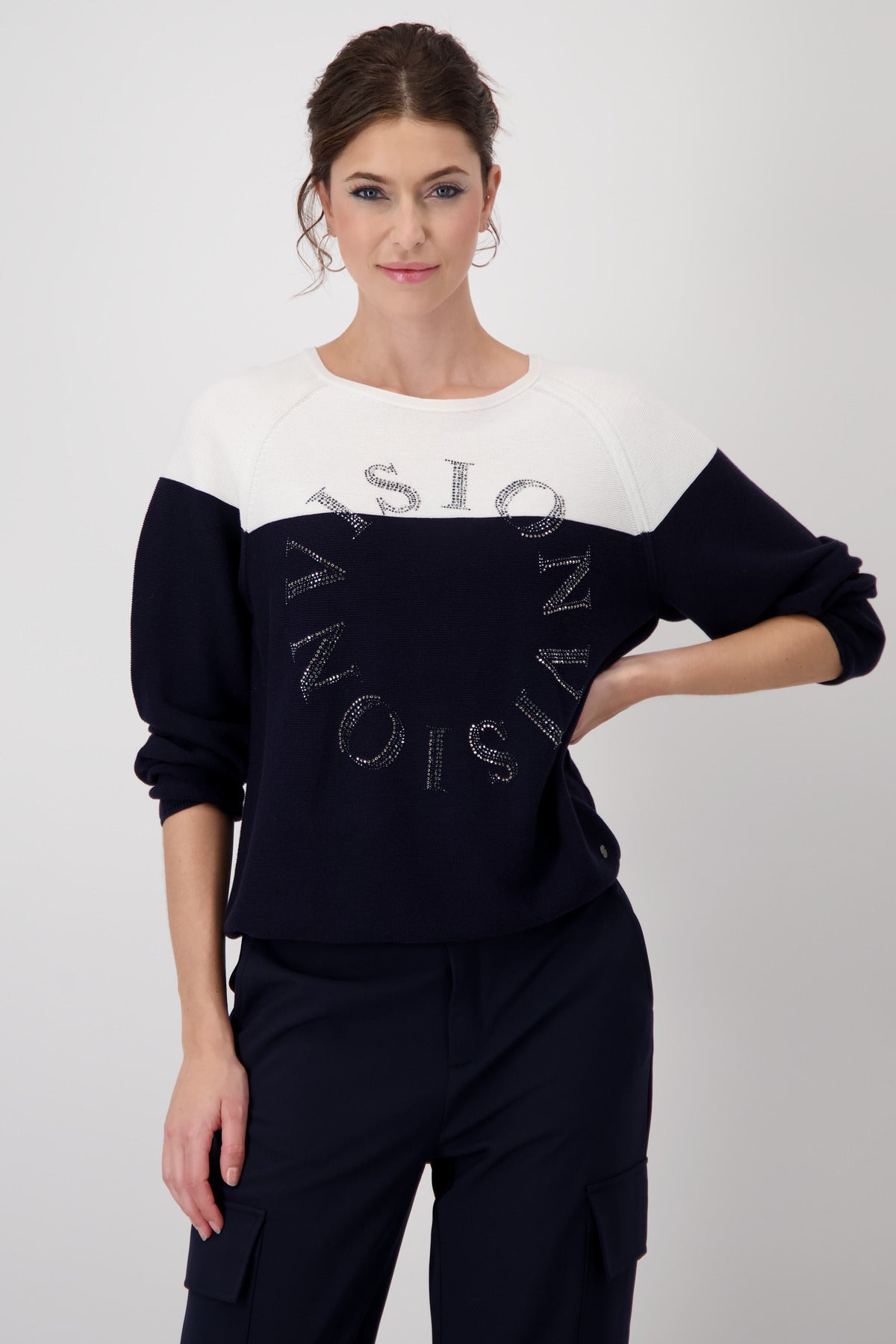 Deep Ocean Colourblock Sweater - 409242