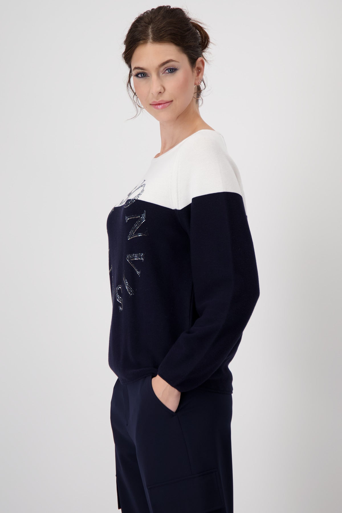 Deep Ocean Colourblock Sweater - 409242