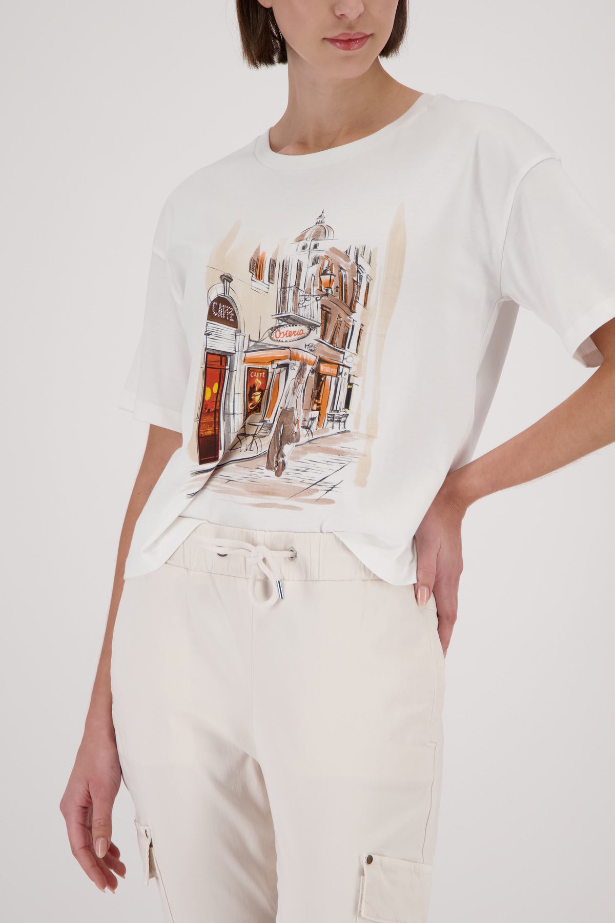 Off White City Print T-Shirt - 410087
