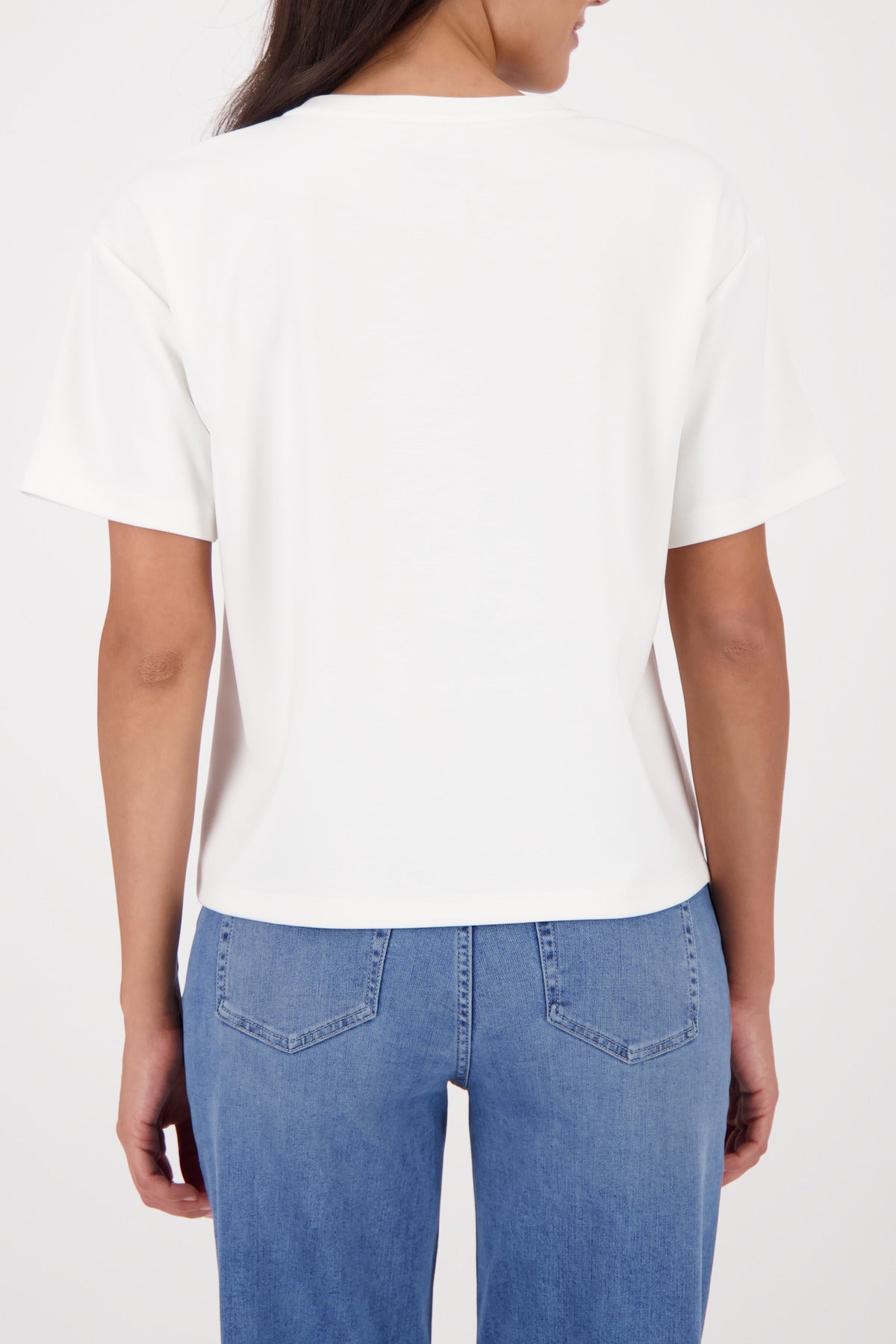 Off White Embossed T-Shirt - 410143