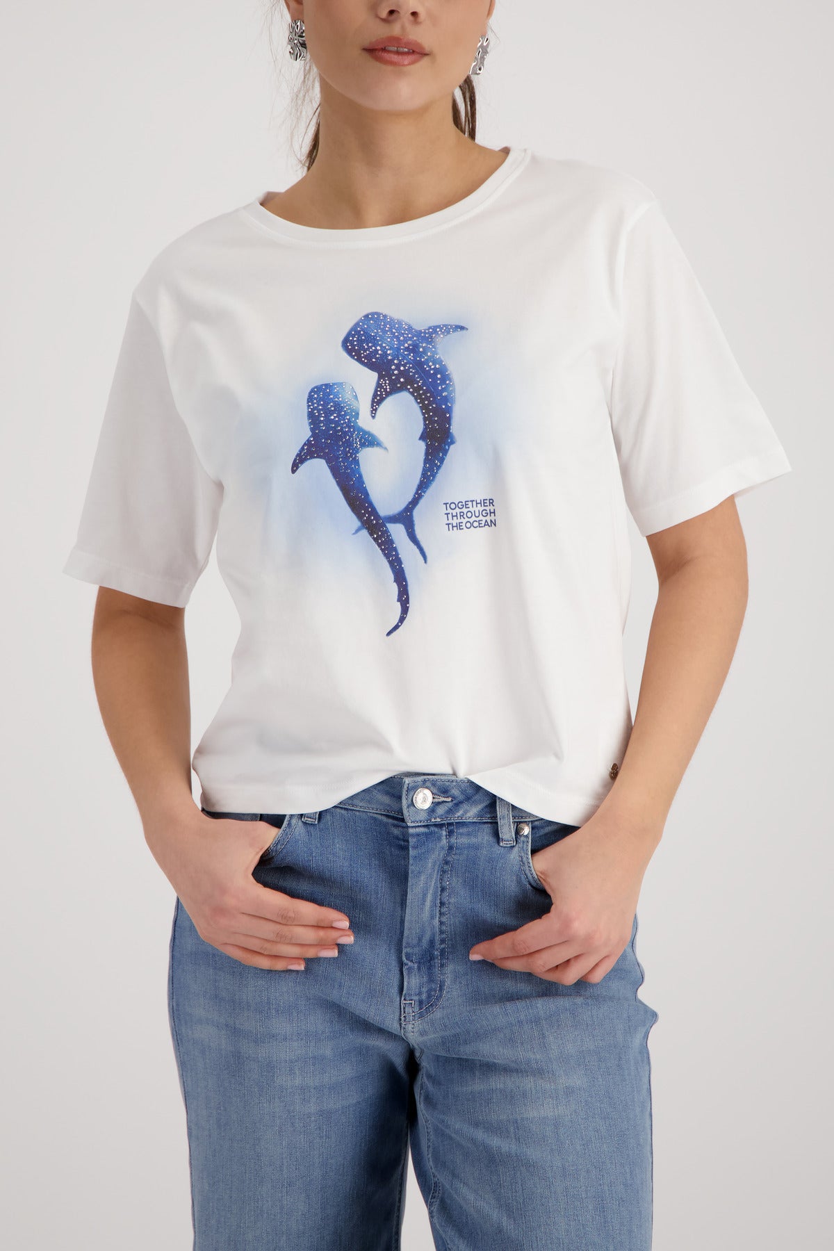 Whale Print Top - 410624