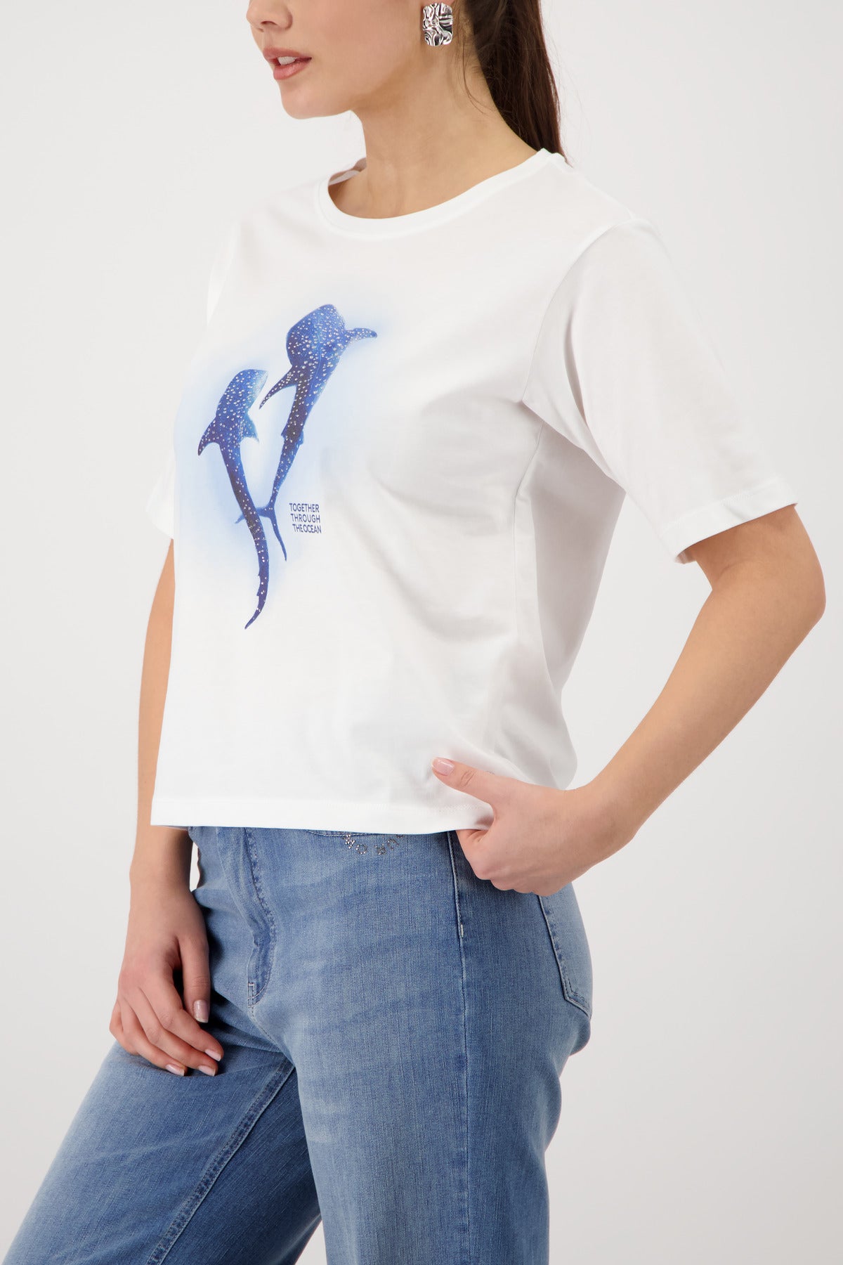 Whale Print Top - 410624