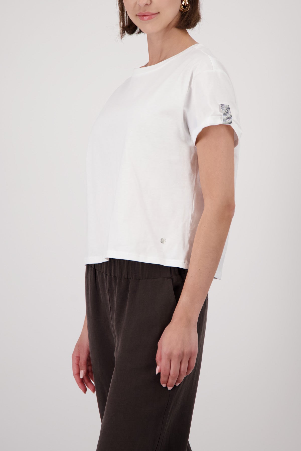 White Embellished Top - 410735