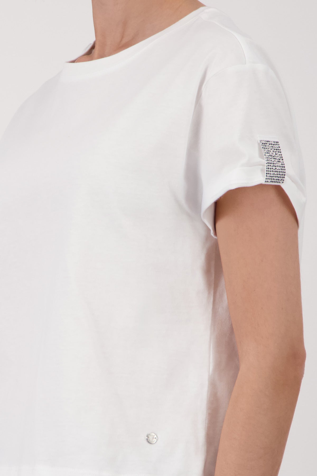White Embellished Top - 410735