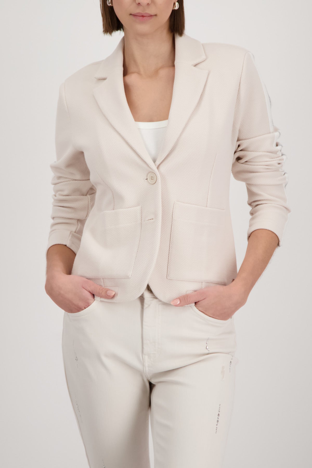 Champagne Beige Blazer - 410381
