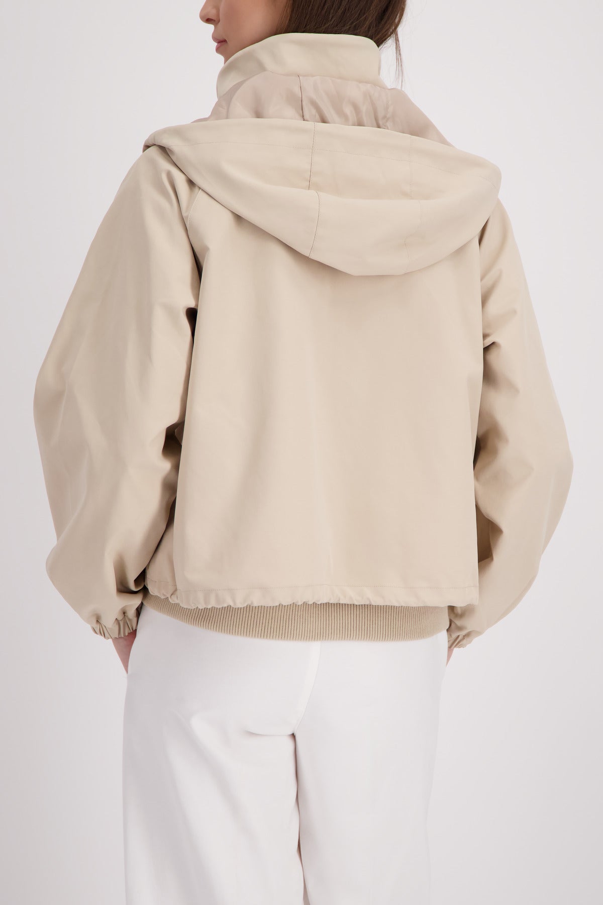 Sand Oversize Hooded Jacket - 410365