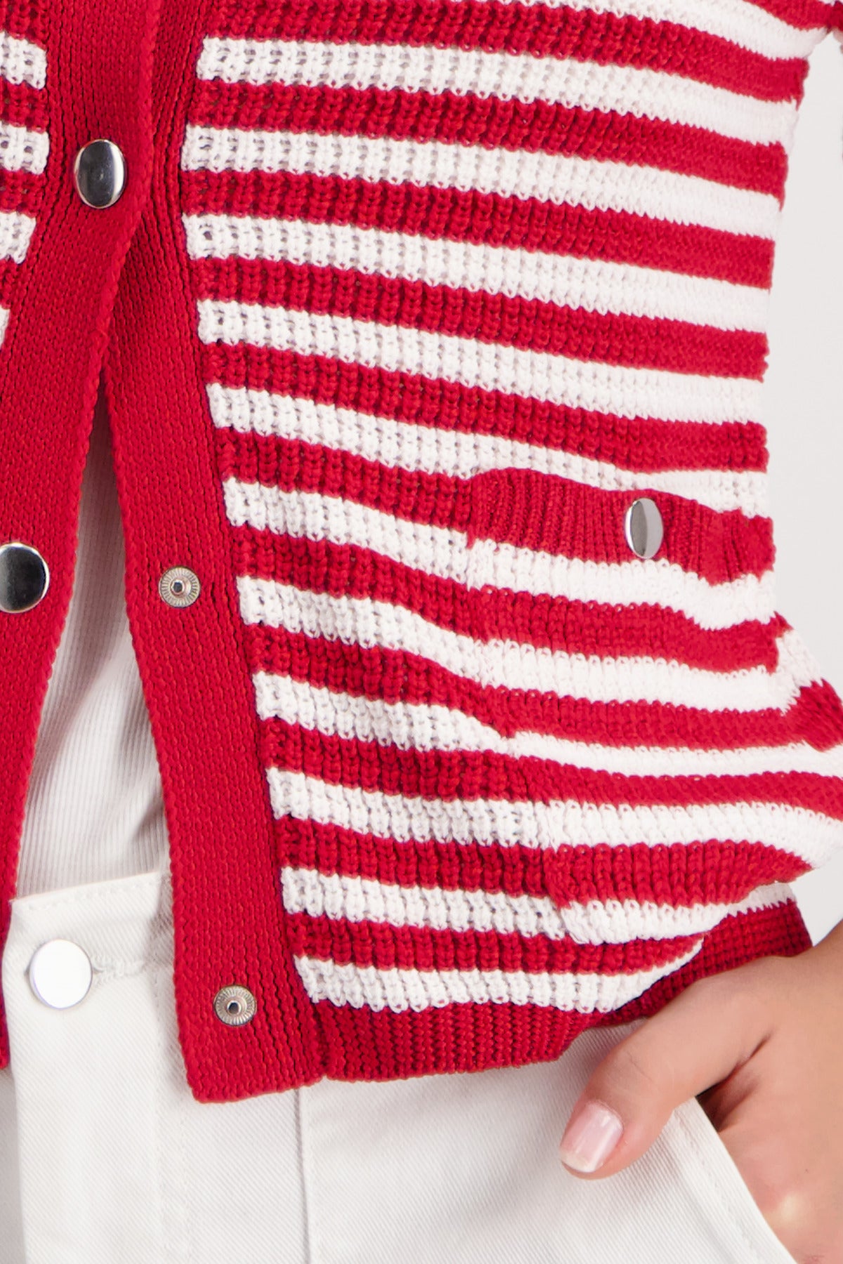 Chilli Pepper Striped Cardigan - 410216