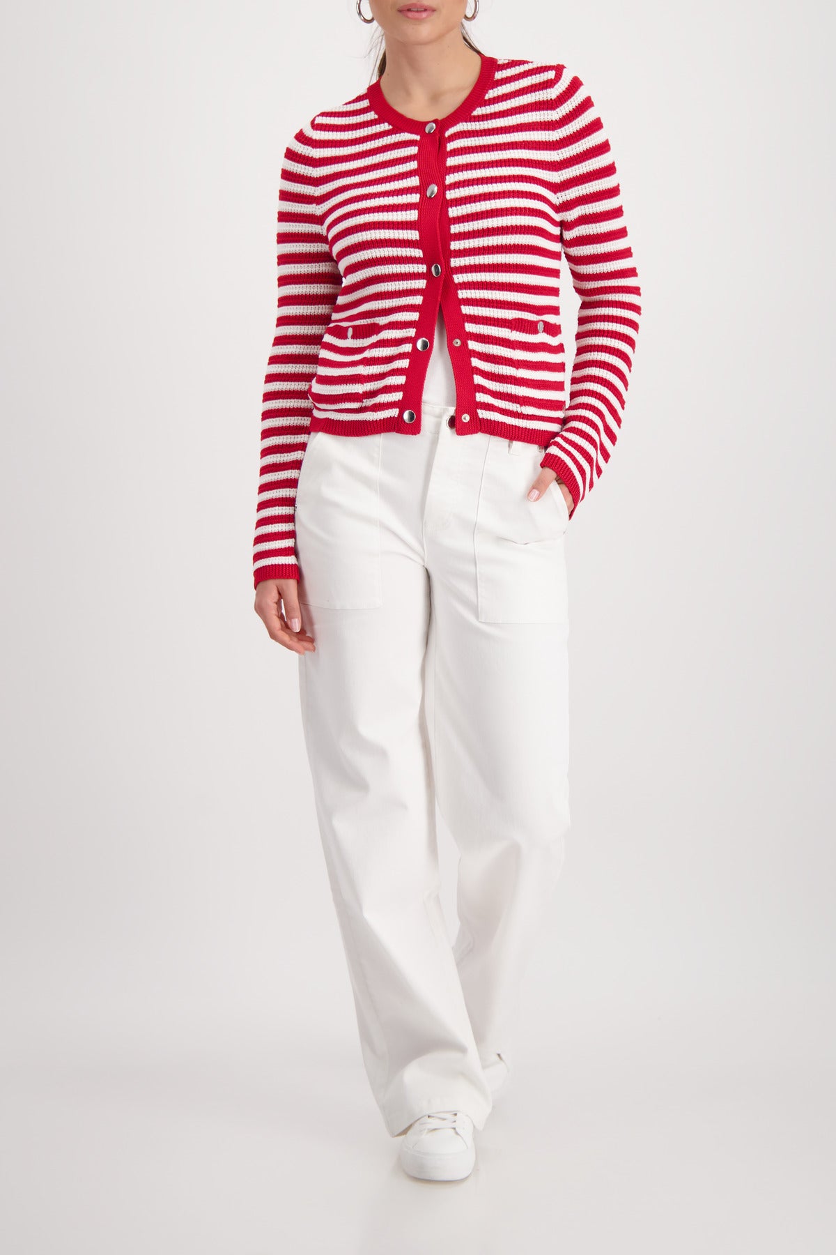 Chilli Pepper Striped Cardigan - 410216