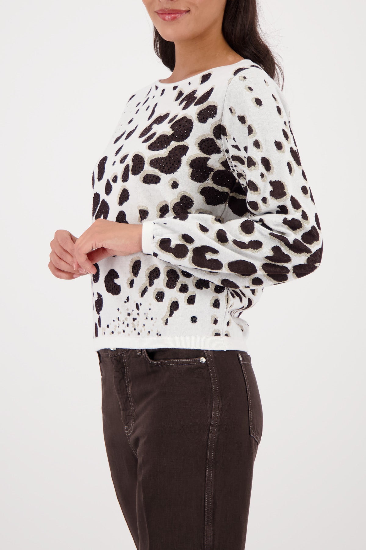 Dark Chocolate Leo Sweater - 410292