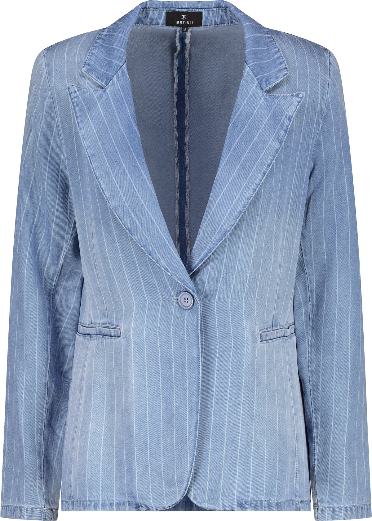 Blue Lyocell Blazer - 410617