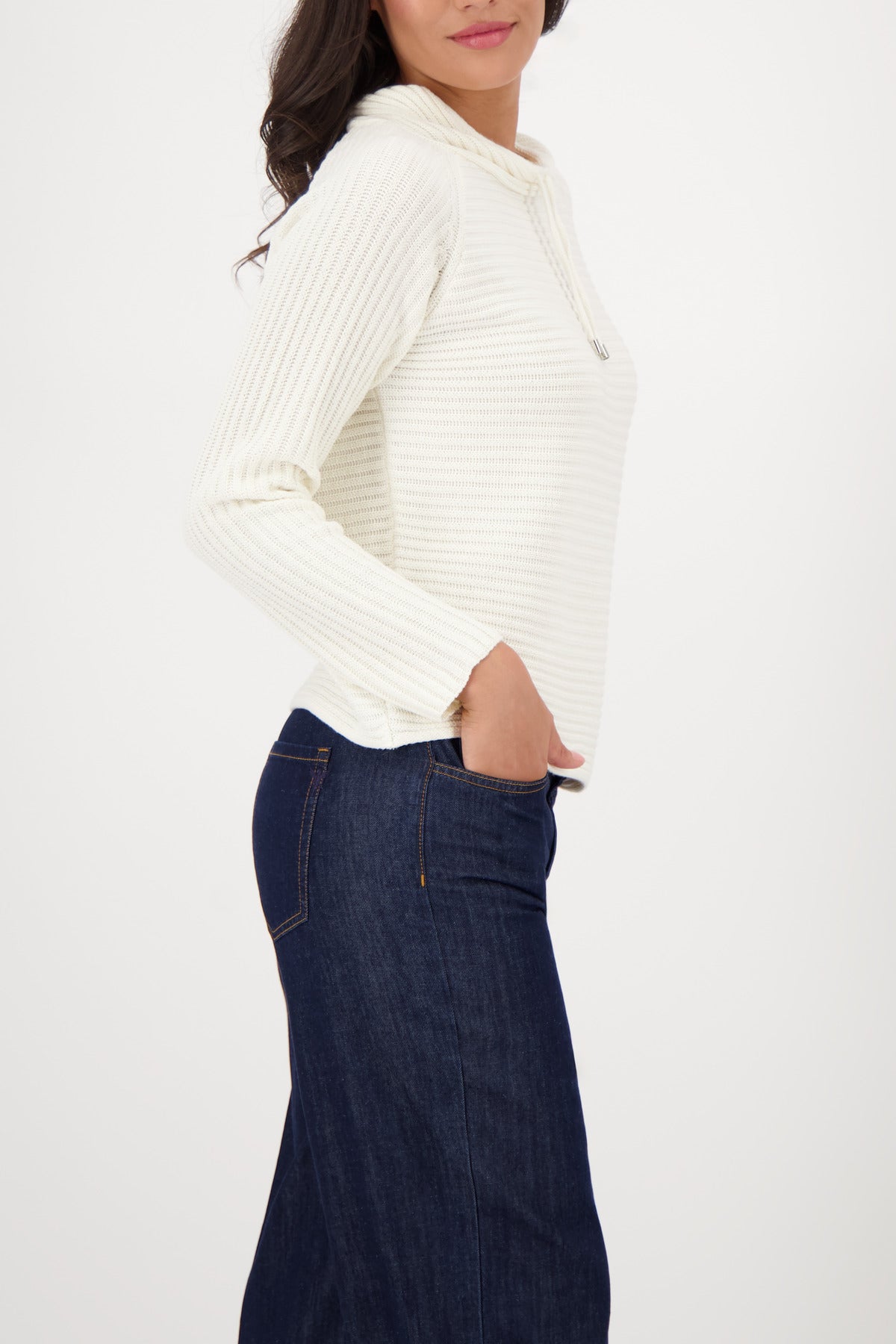 Cashmere Drawstring Pullover - 808990
