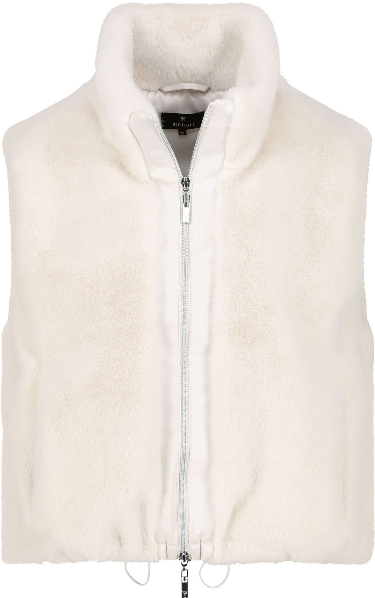 Oatmilk Faux Fur Gilet - 809132