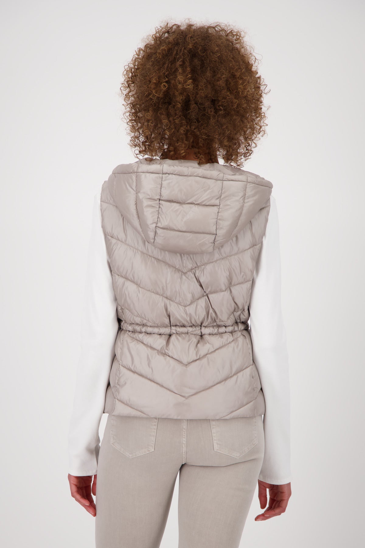 Greige Quilt Gilet - 809164