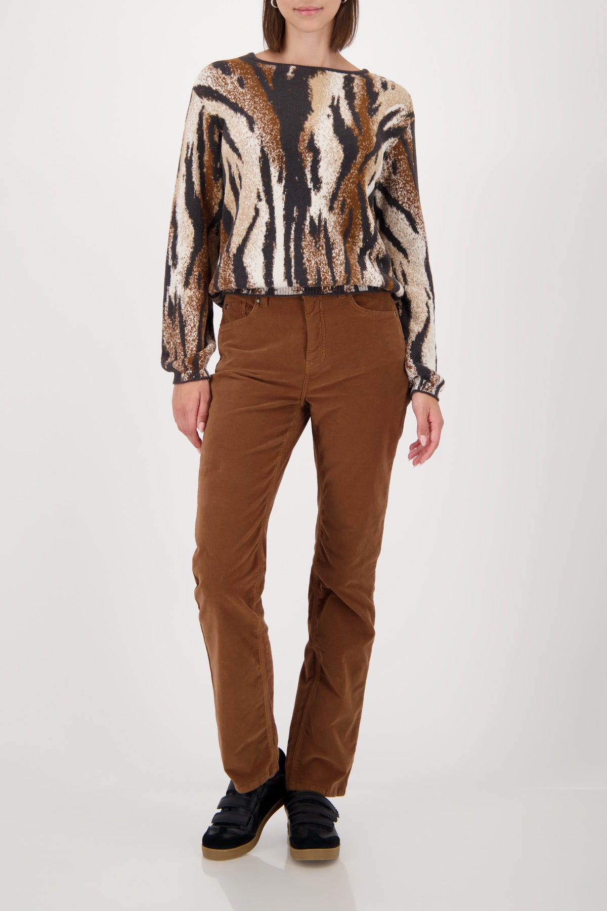 Jacquard Tiger Sweater - 809564