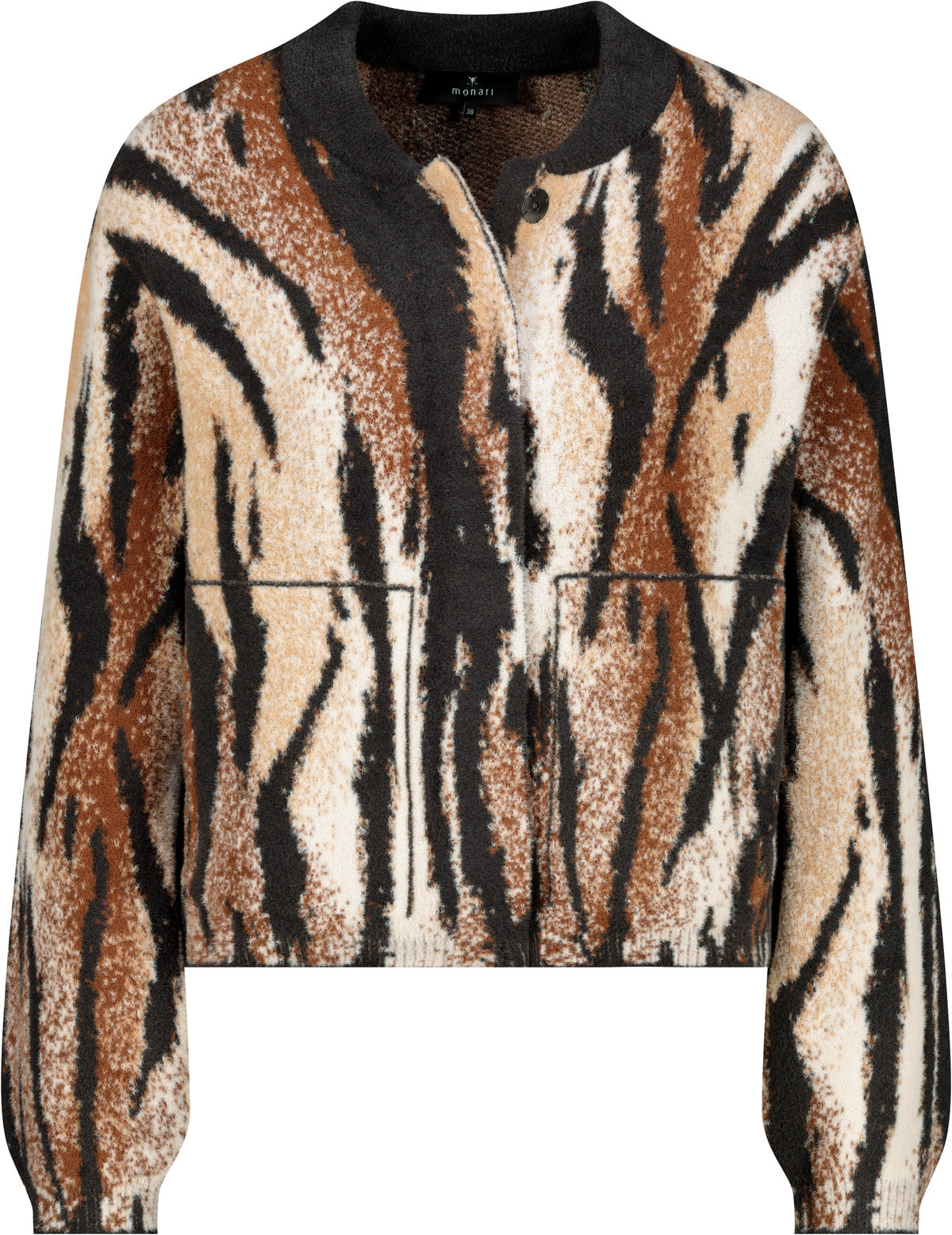 Tiger Knit Zip Jacket - 809567