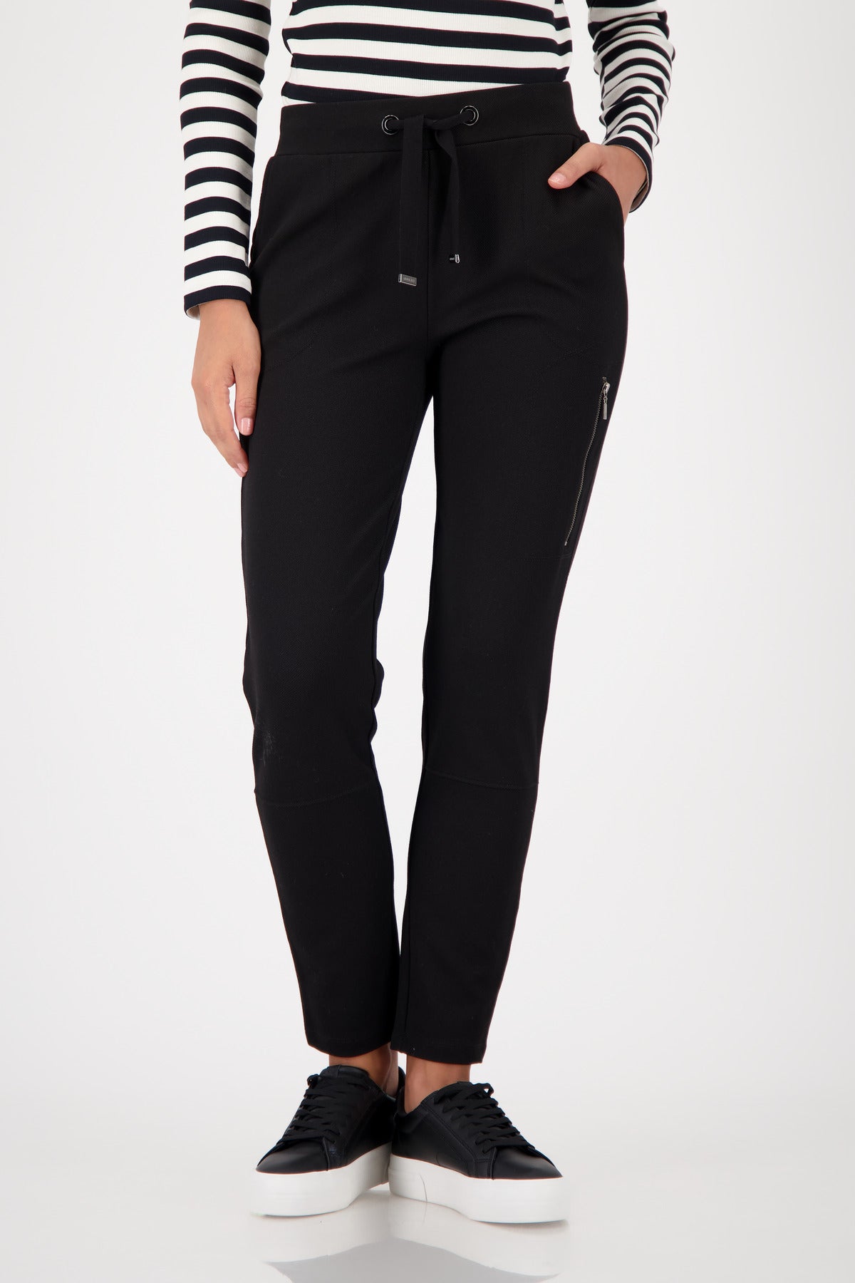 Black Drawstring Pants - 809037