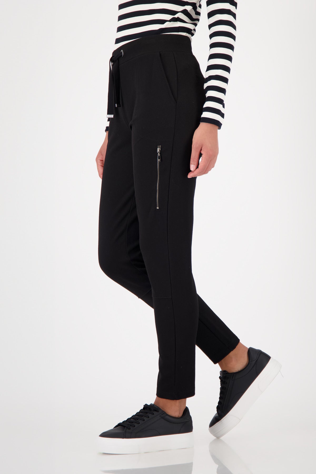 Black Drawstring Pants - 809037