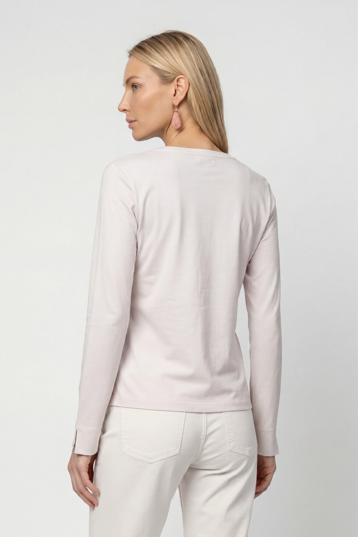 Pearly Script Print Top - 809773