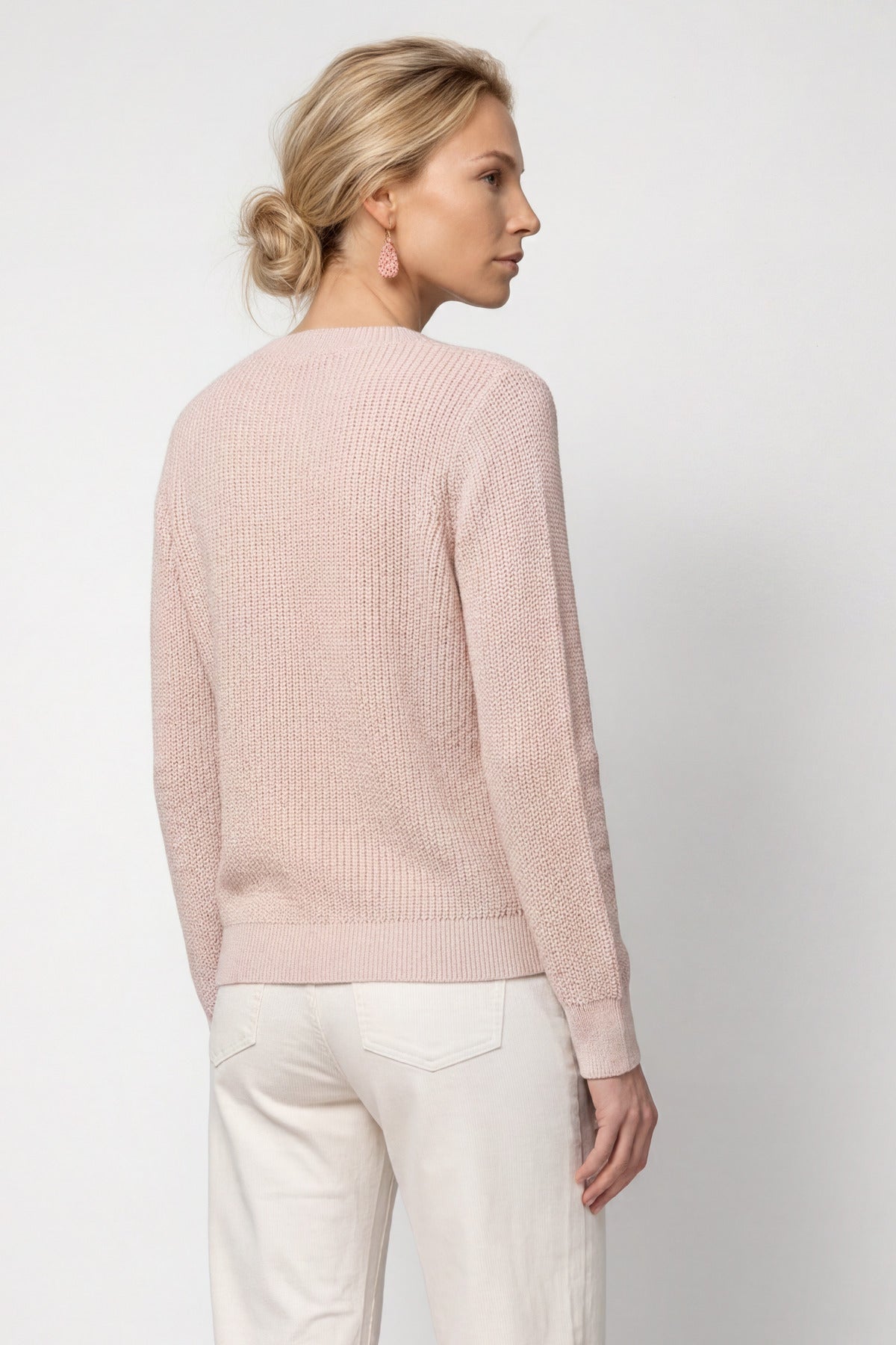 Rosewater Lurex Sweater - 810129