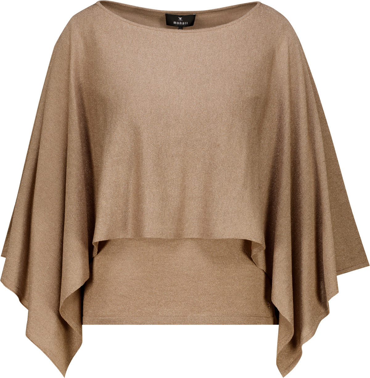 Brown Sugar Lurex Overlay Top - 809921