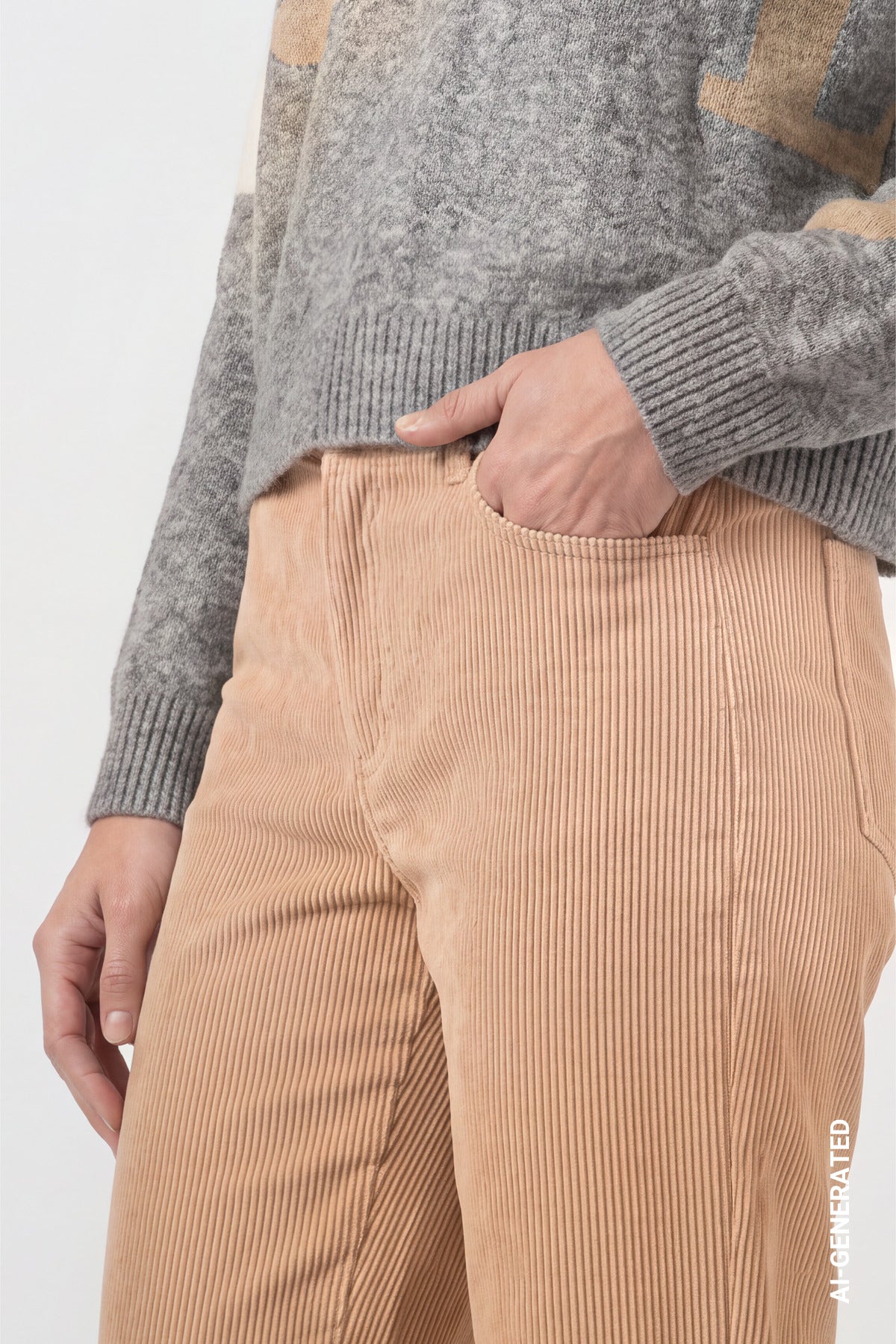 Brown Sugar Cord Trousers - 810126