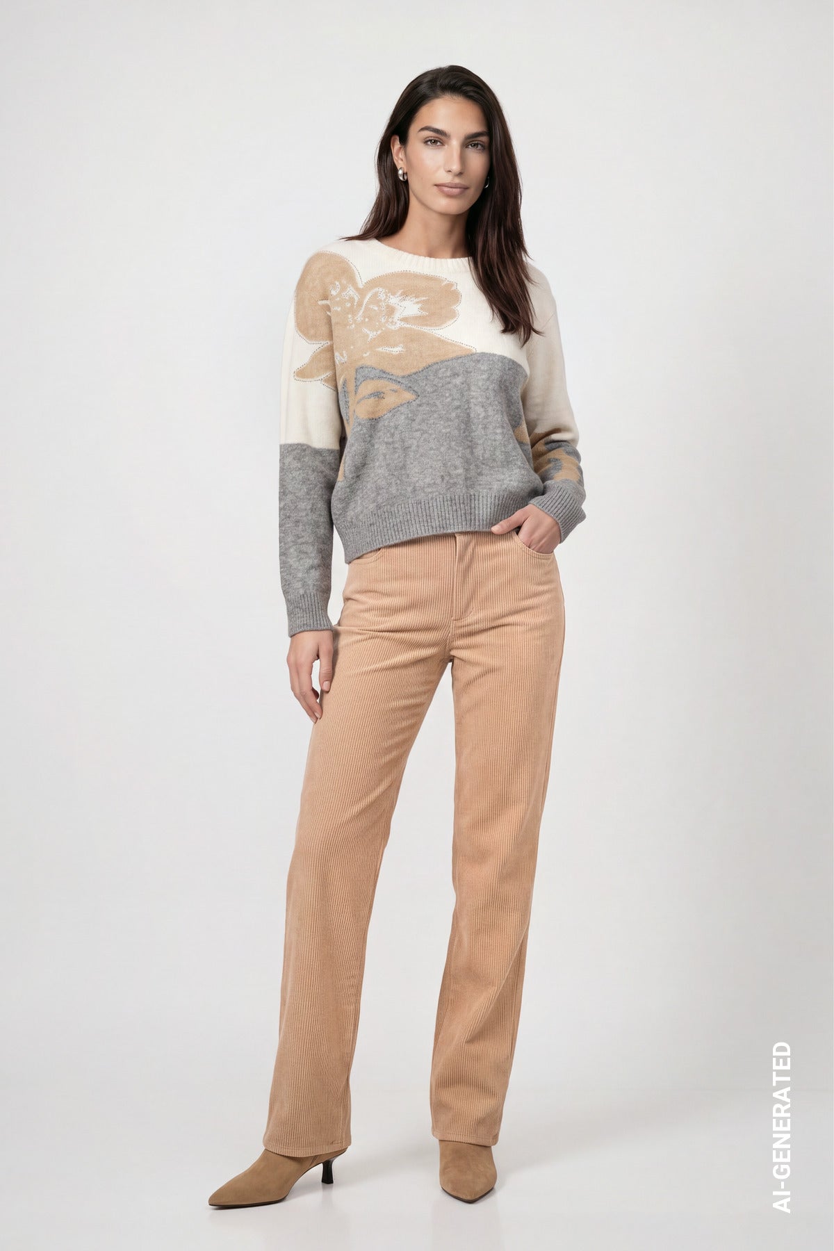 Brown Sugar Cord Trousers - 810126