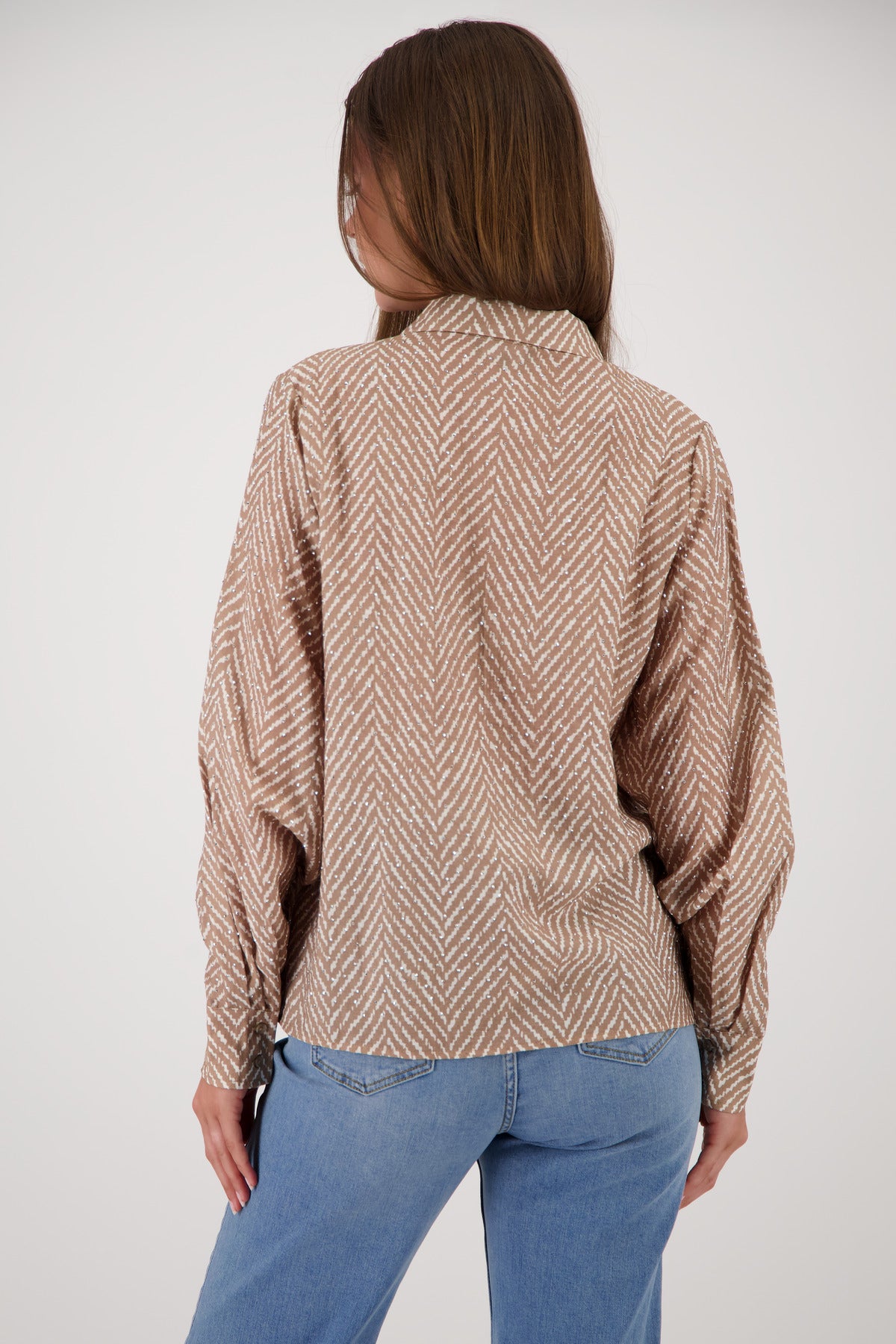 Brown Sugar Herringbone Shirt - 809825