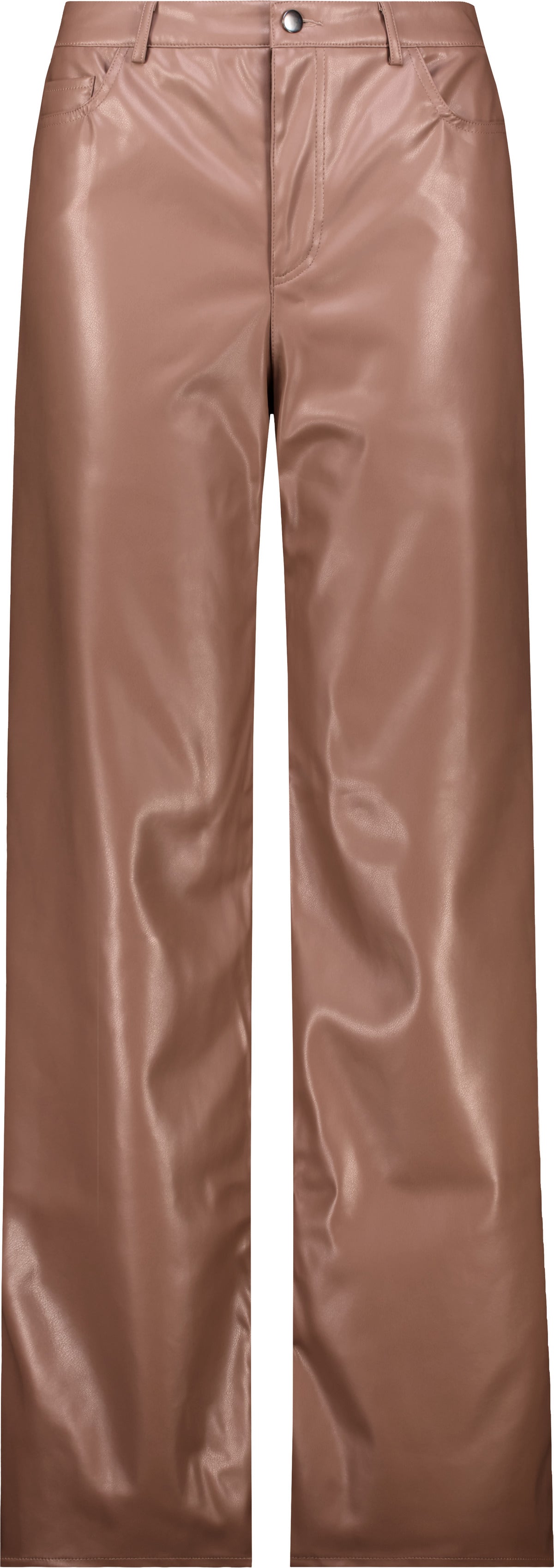 Tiramisu Faux Leather Trousers - 810589