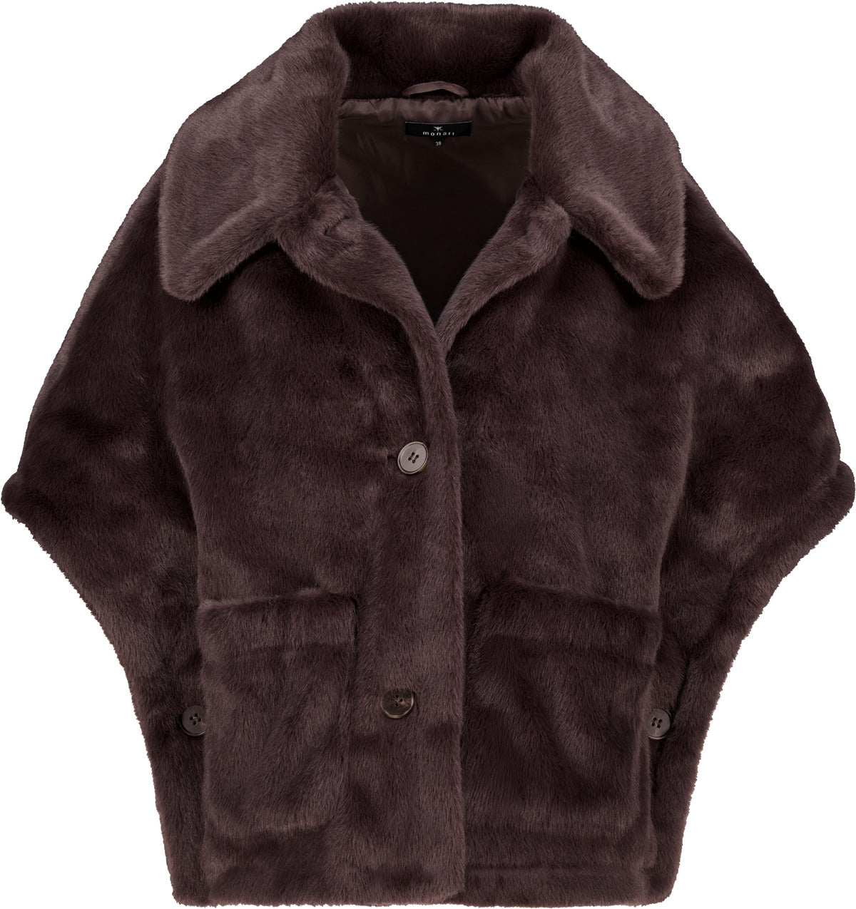Black Coffee Faux Fur Jacket - 809797