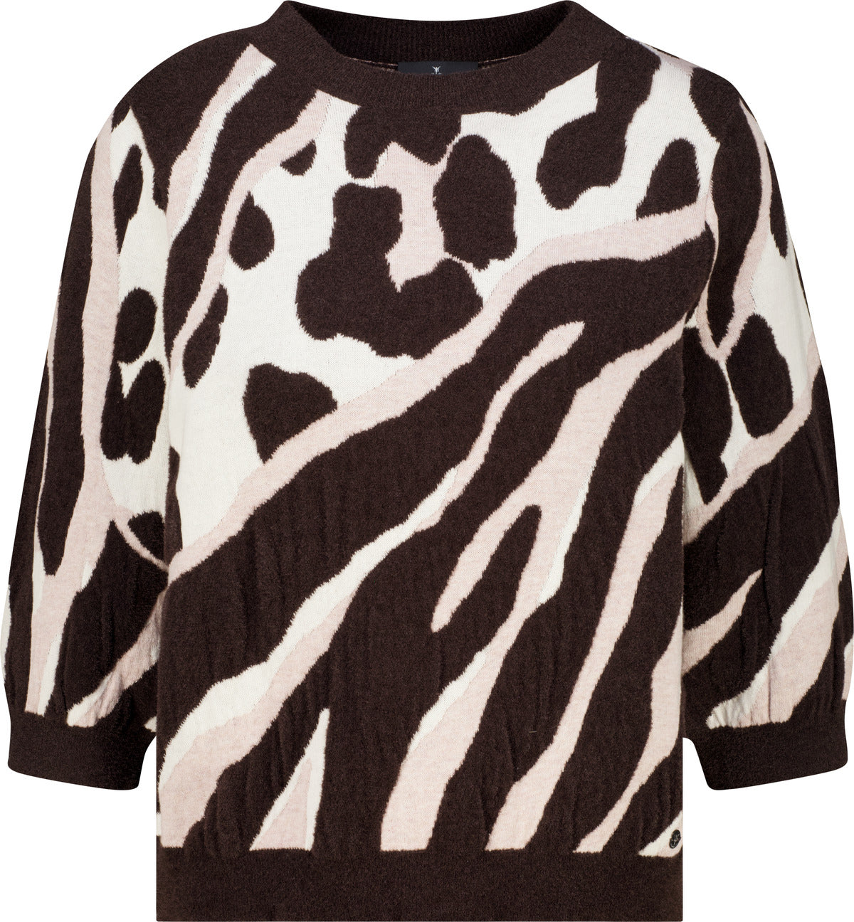Black Coffee Leo Tiger Knit - 810069