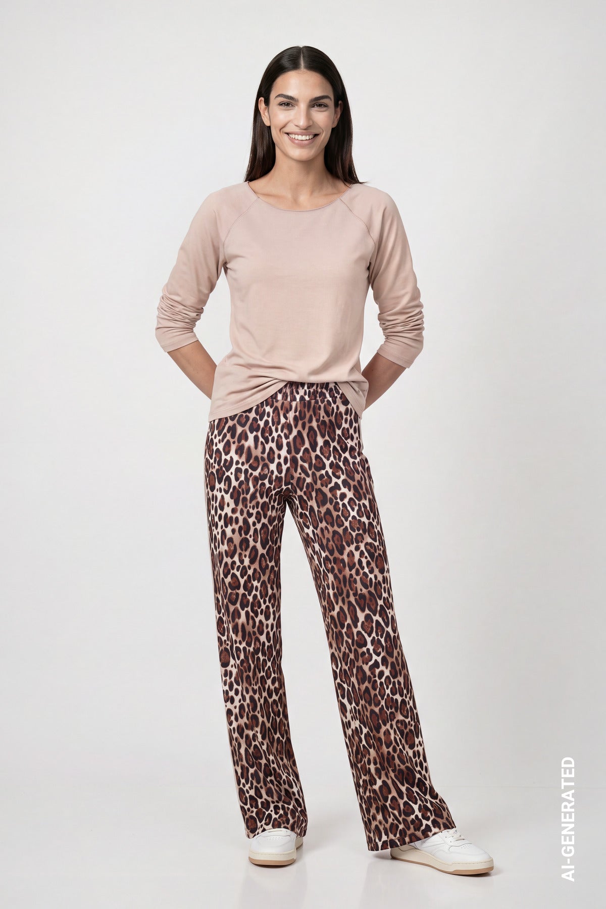 Cappuccino Long Sleeve Top - 810029