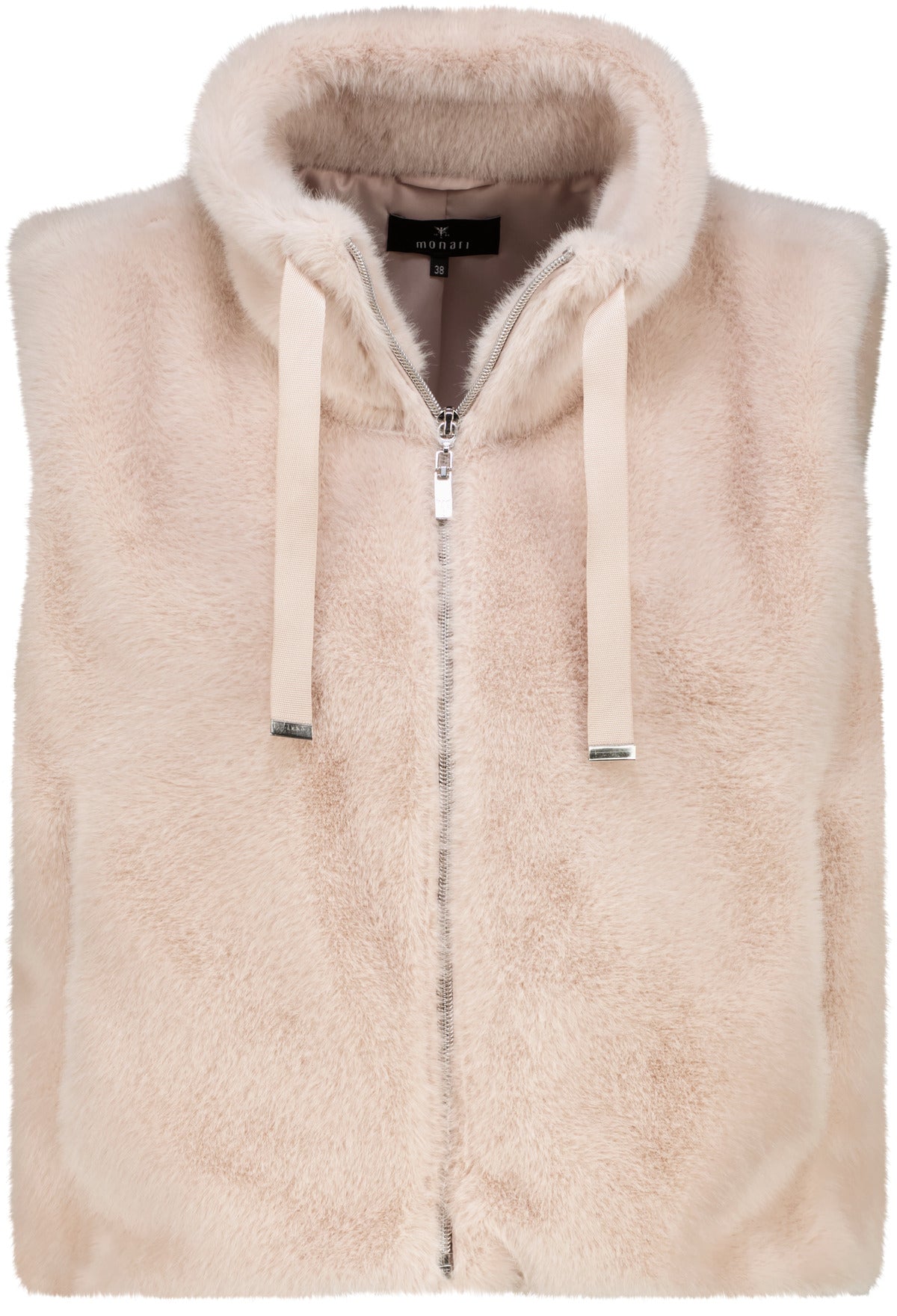 Cappuccino Faux Fur Waistcoat - 810033
