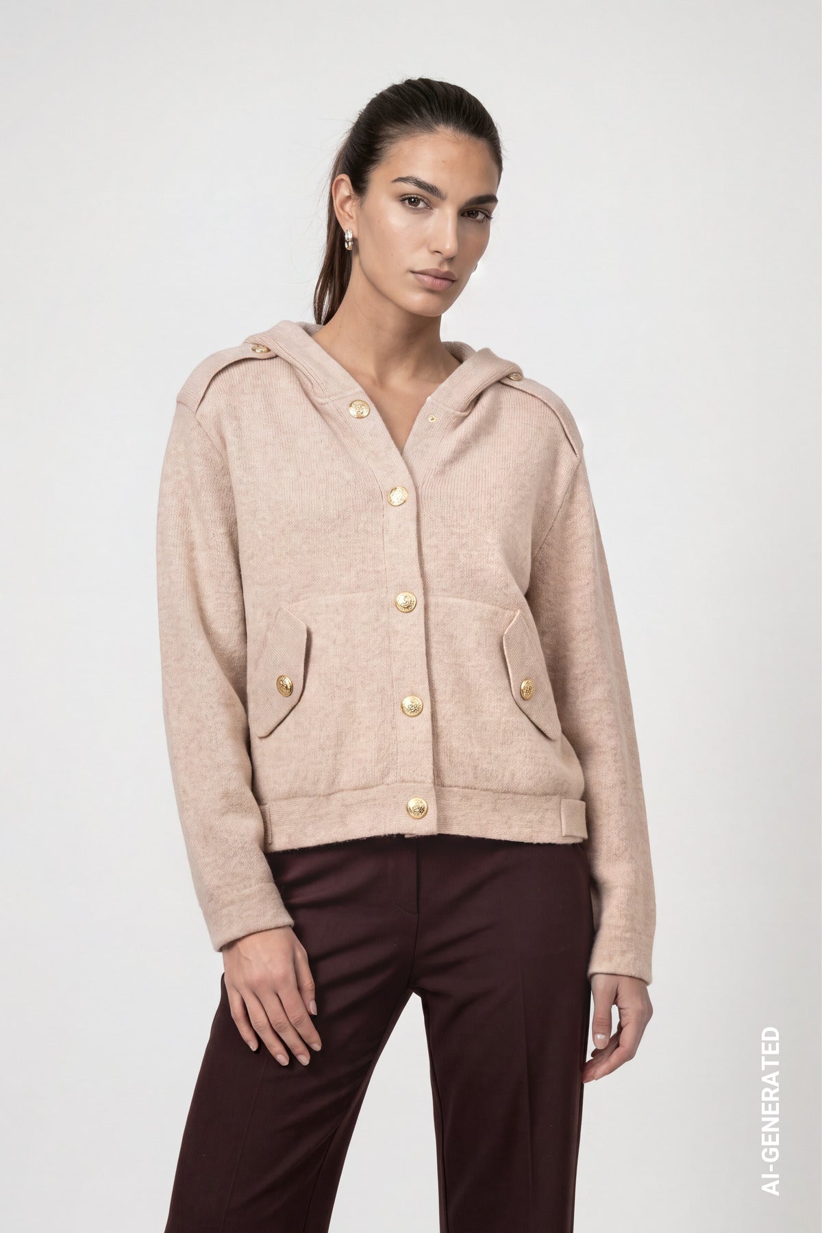 Cappuccino Hooded Jacket - 809894