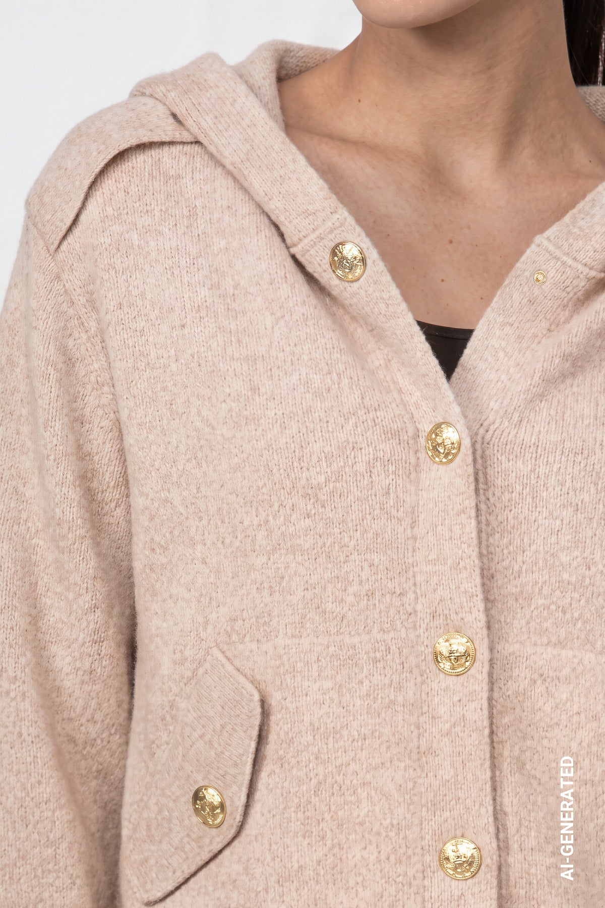 Cappuccino Hooded Jacket - 809894