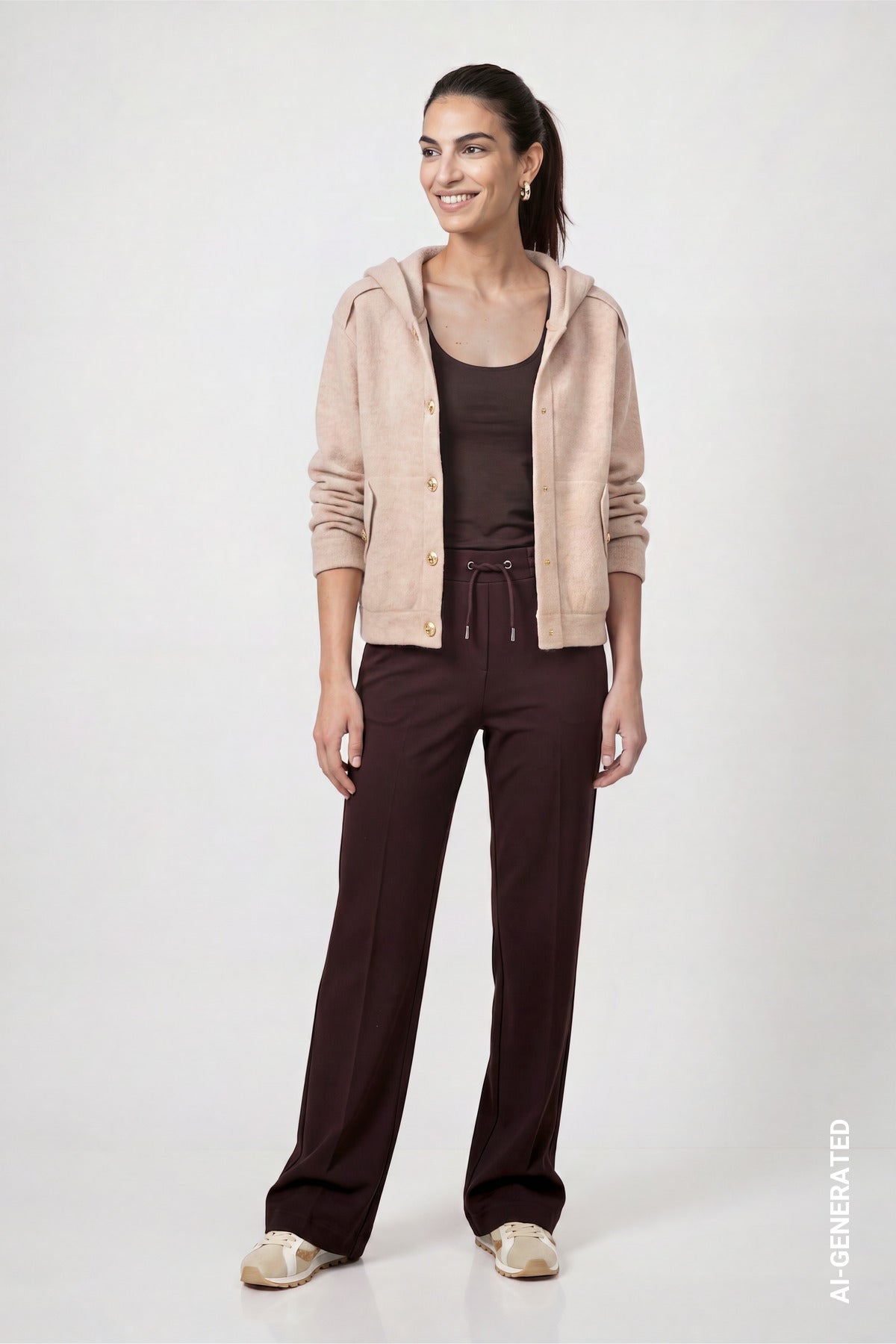 Cappuccino Hooded Jacket - 809894
