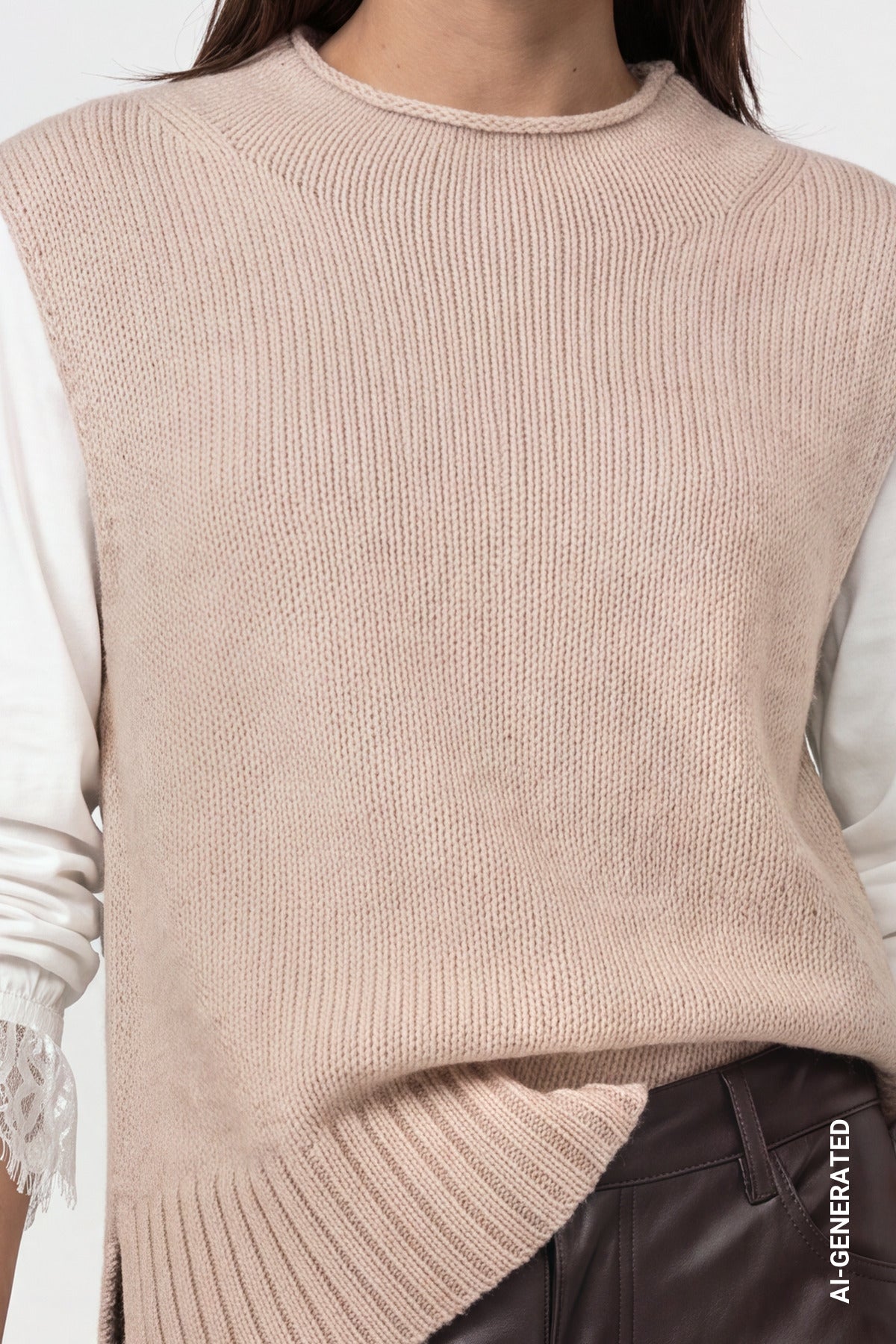 Cappuccino Melange Slipover - 809977
