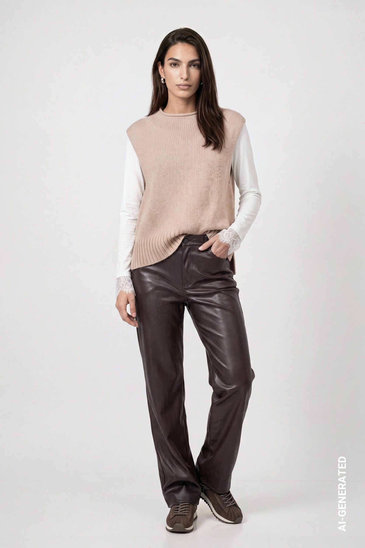 Cappuccino Melange Slipover - 809977