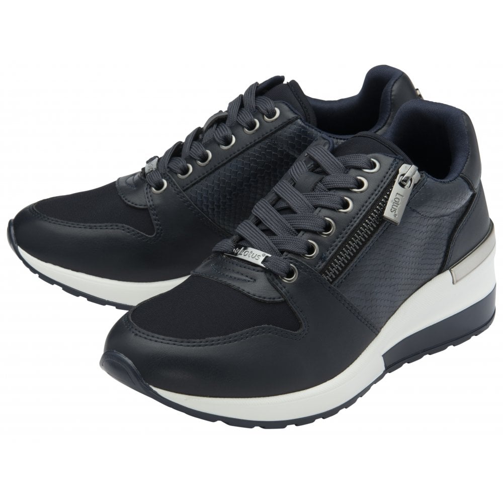 Isabella Navy Trainers - ULS513