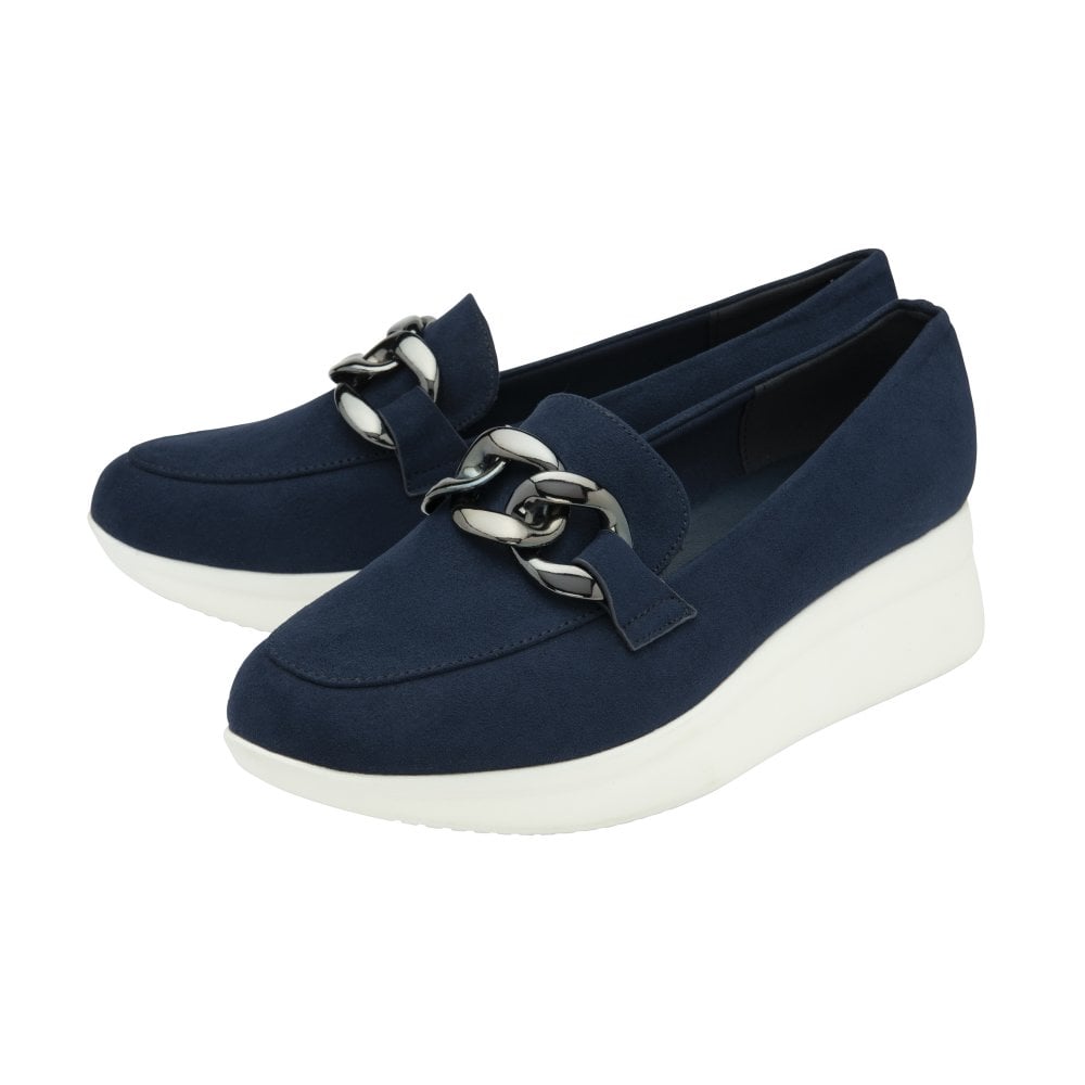 Kamilly Navy Loafers - ULS465